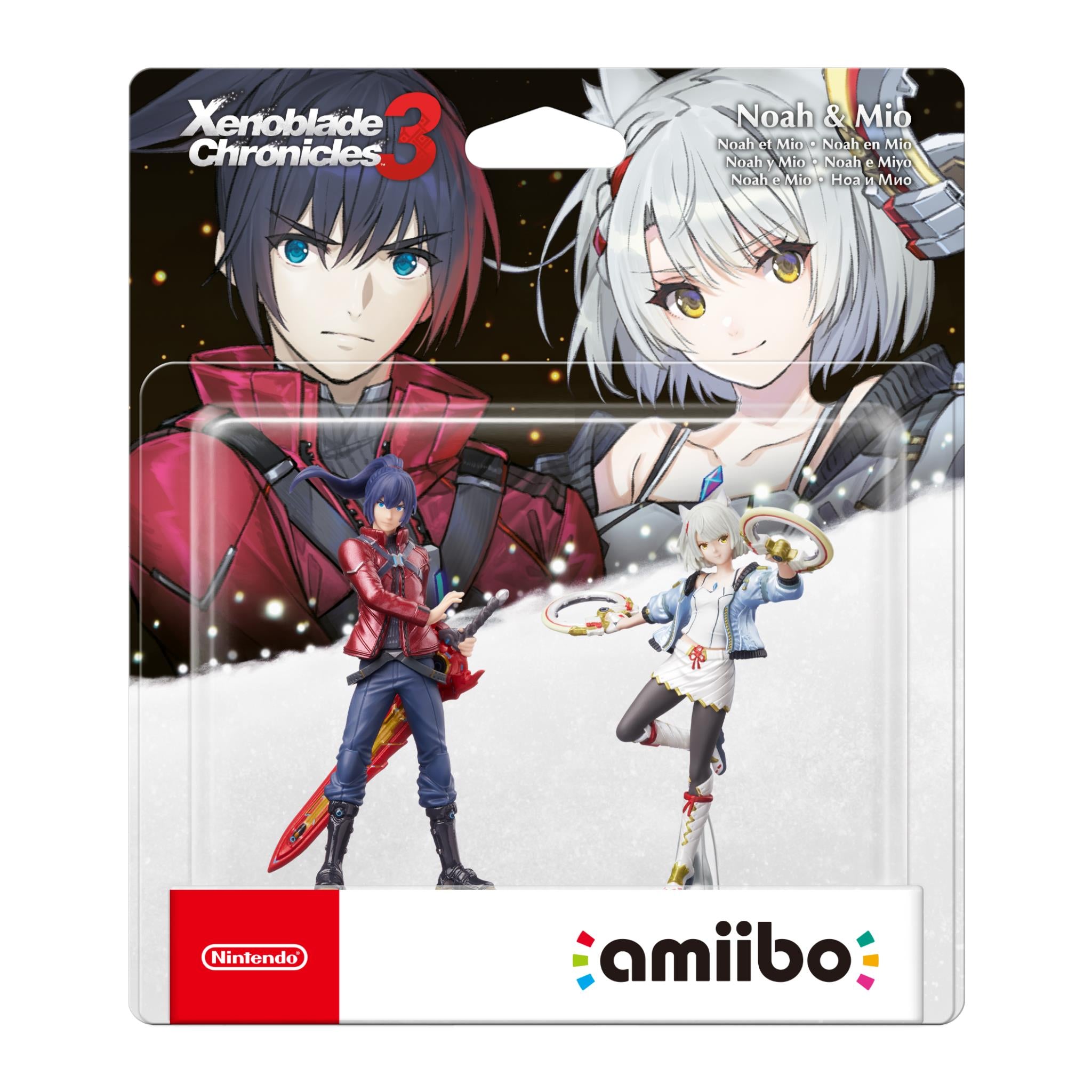 nintendo amiibo -  xenoblade chronicles 3 ( noah & mio)