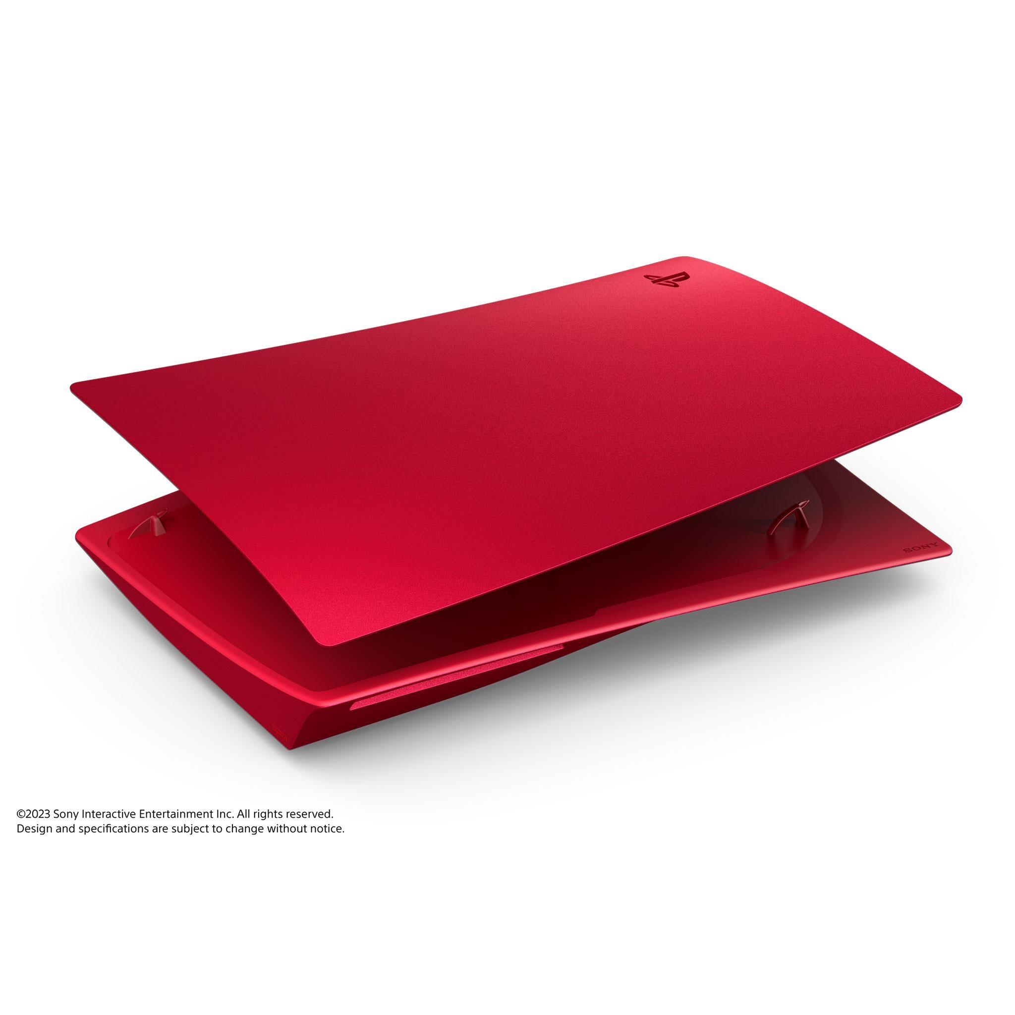 ps5 playstation 5 standard cover volcanic red