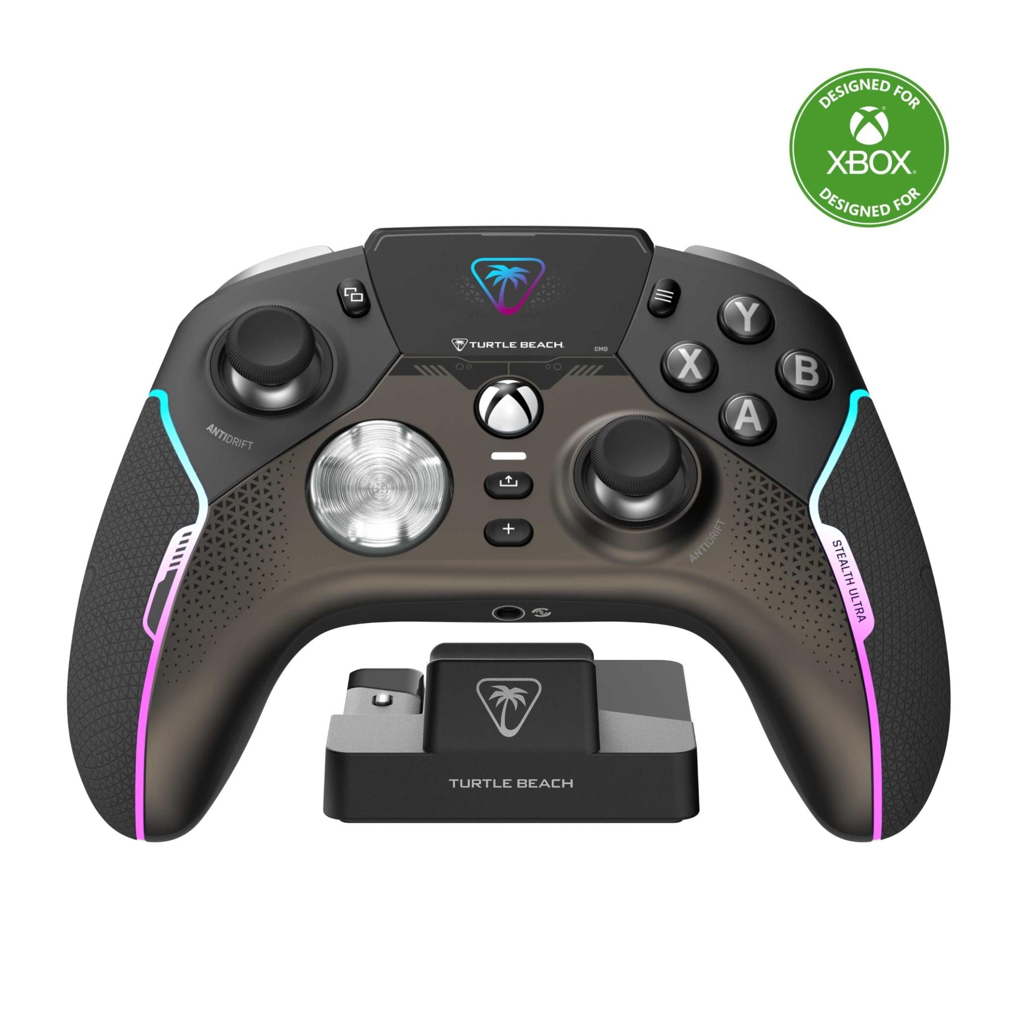 turtle beach stealth ultra high-performance wireless controller with rapid charge dock