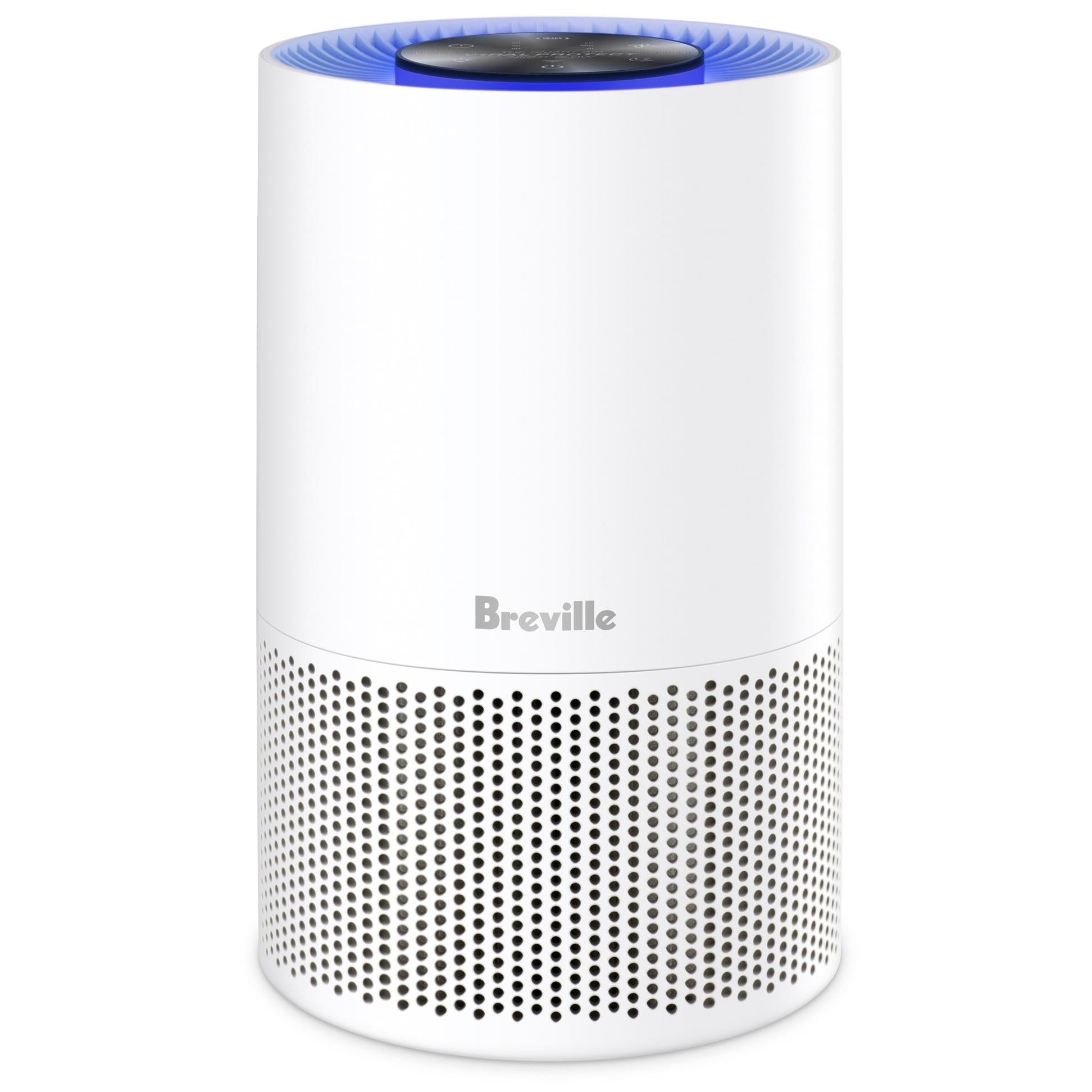breville the smart air viral protect night glow purifier