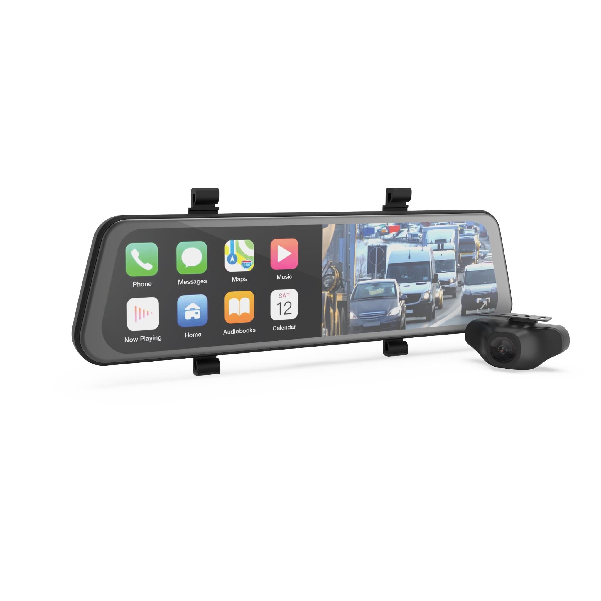 parkmate dual-channel dash cam and wireless smart display