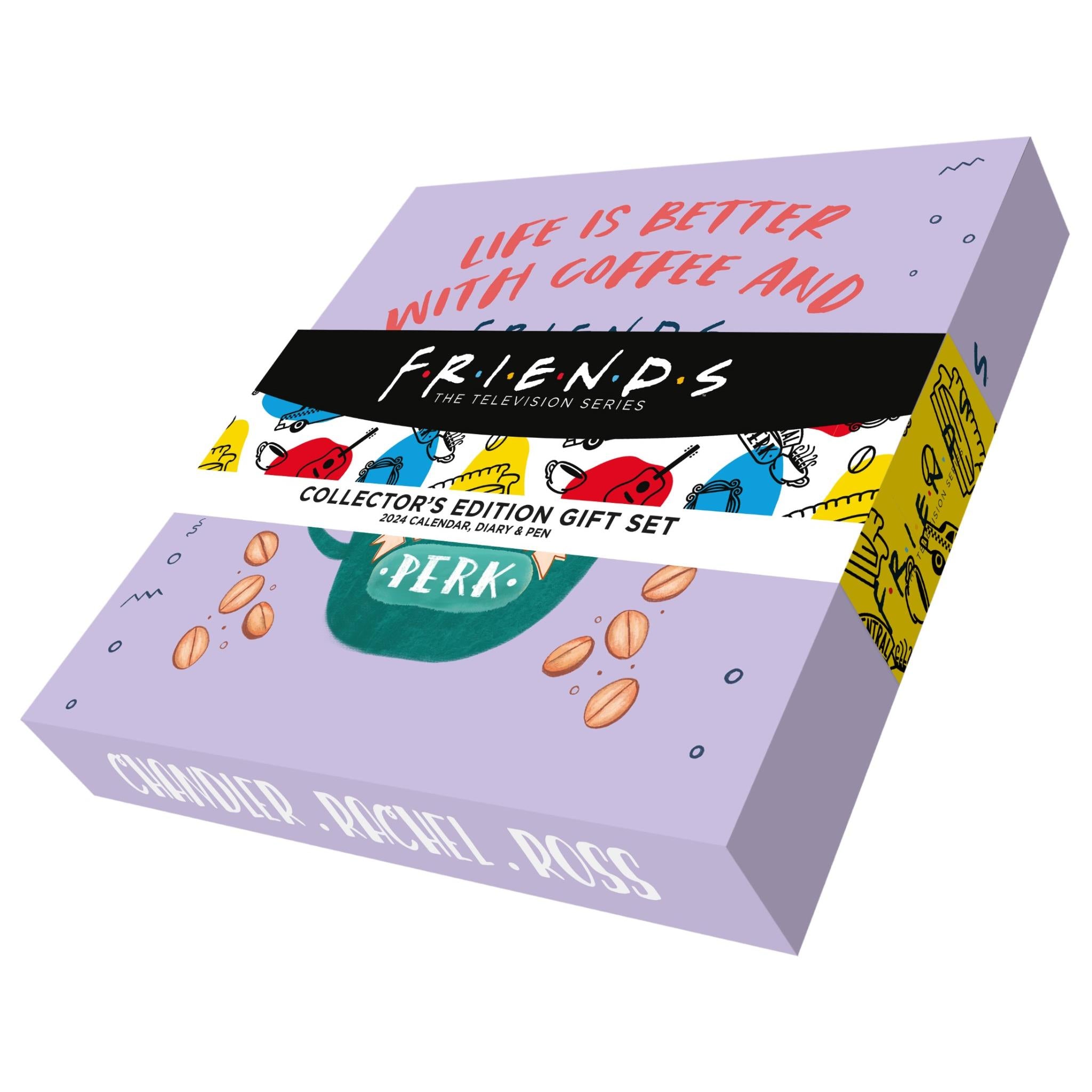 friends - 2024 calendar & diary gift box