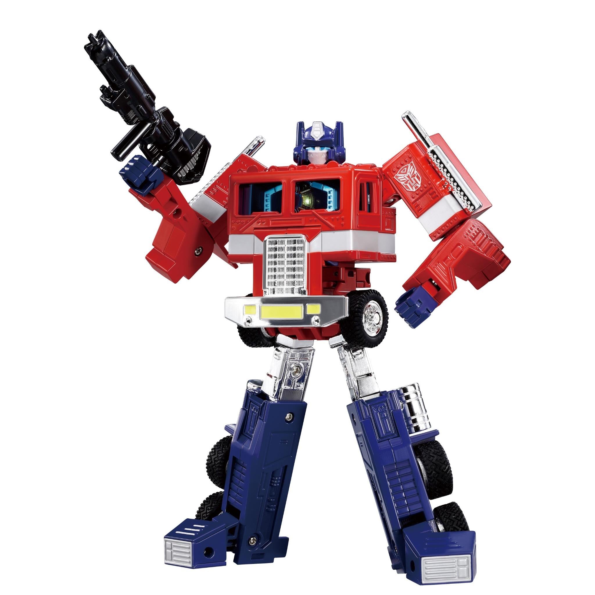 transformers - masterpiece series: missing link - c-02 optimus prime: animation edition figure