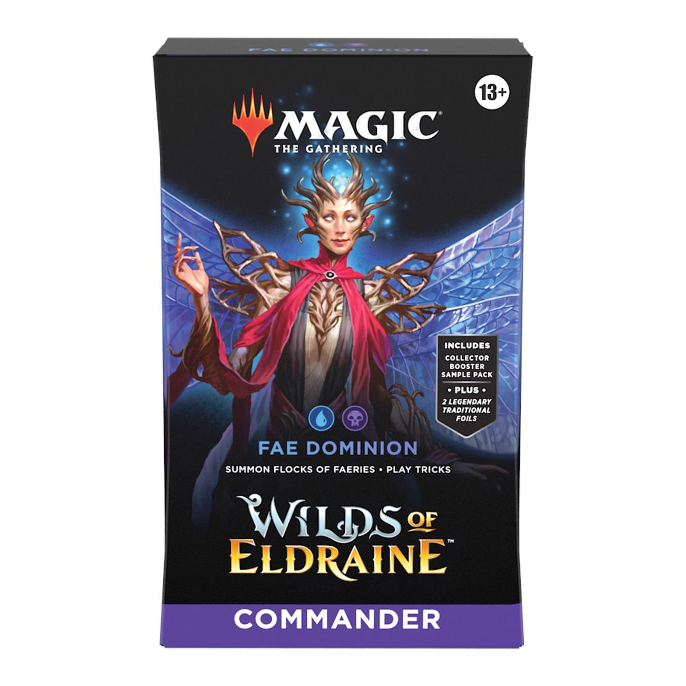 magic the gathering trading card game - wilds of eldraine - commander decks
