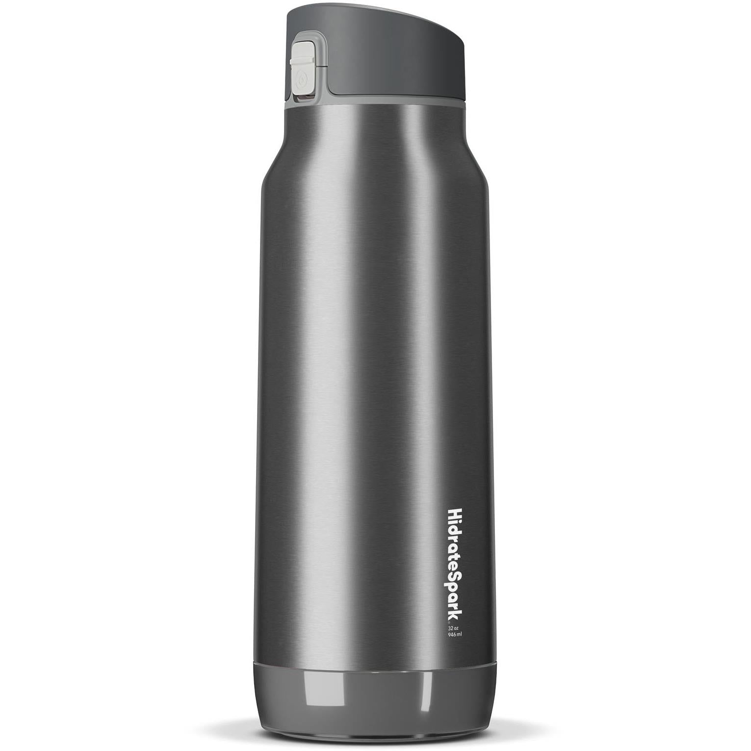 hidratespark pro 946ml chug smart drink bottle (stainless steel)