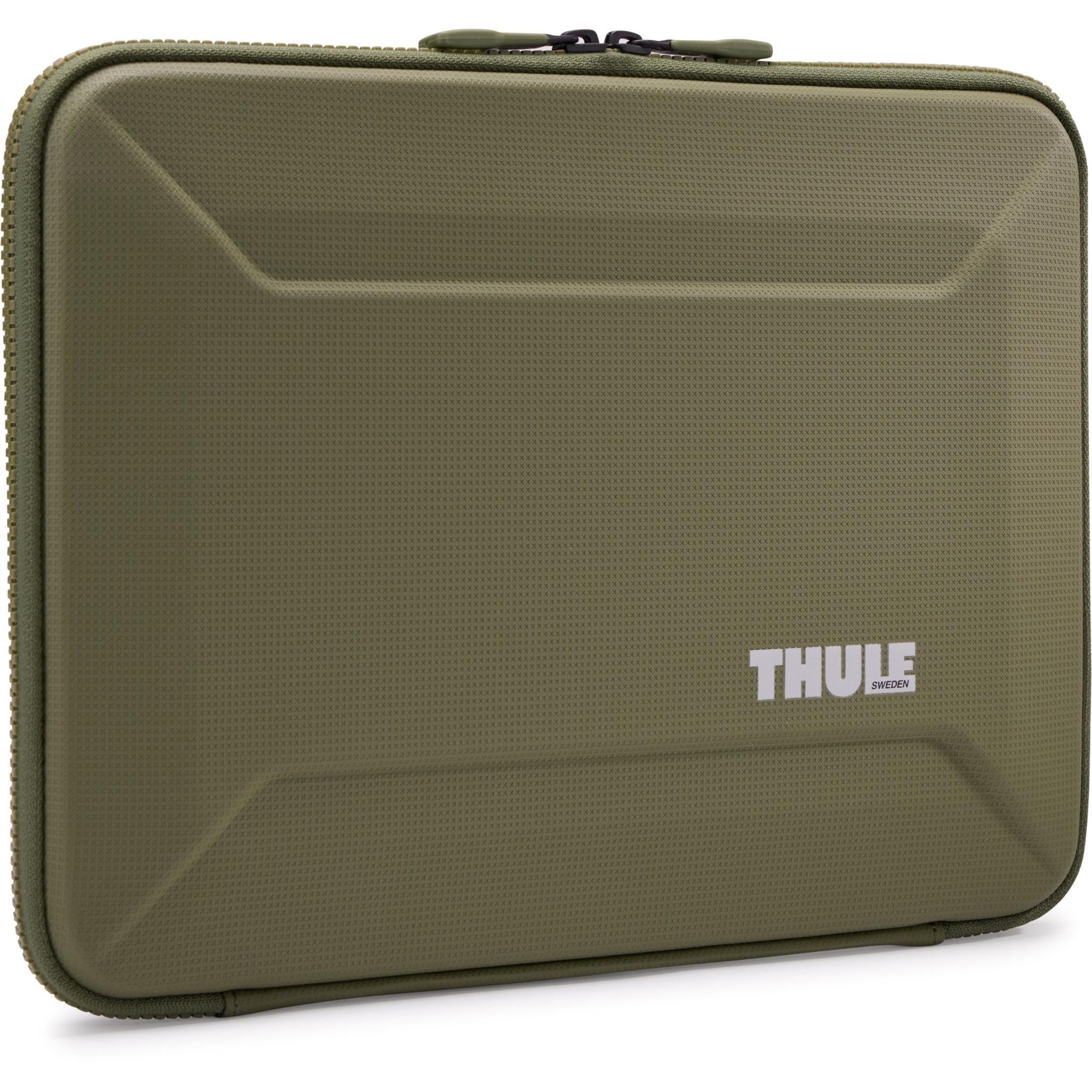 thule gauntlet sleeve macbook pro 13"-14" & macbook air 13" (olive green)