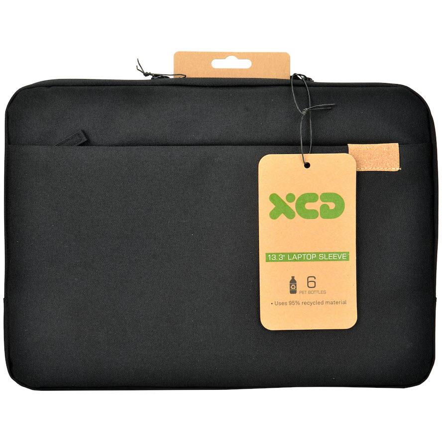 xcd recycled 13.3-14" laptop sleeve v2 (black)
