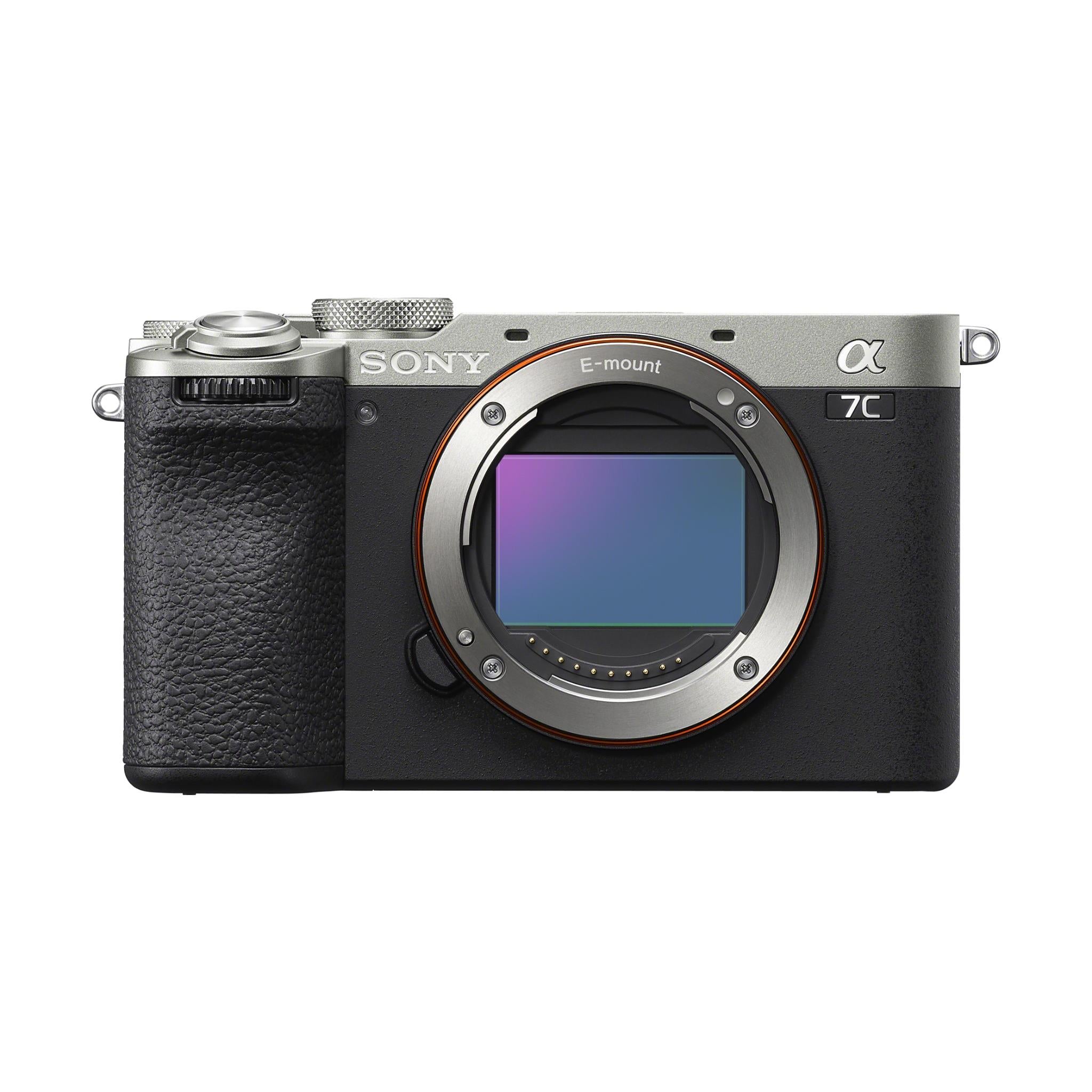 sony alpha a7c ii full frame mirrorless camera (silver) [body only]