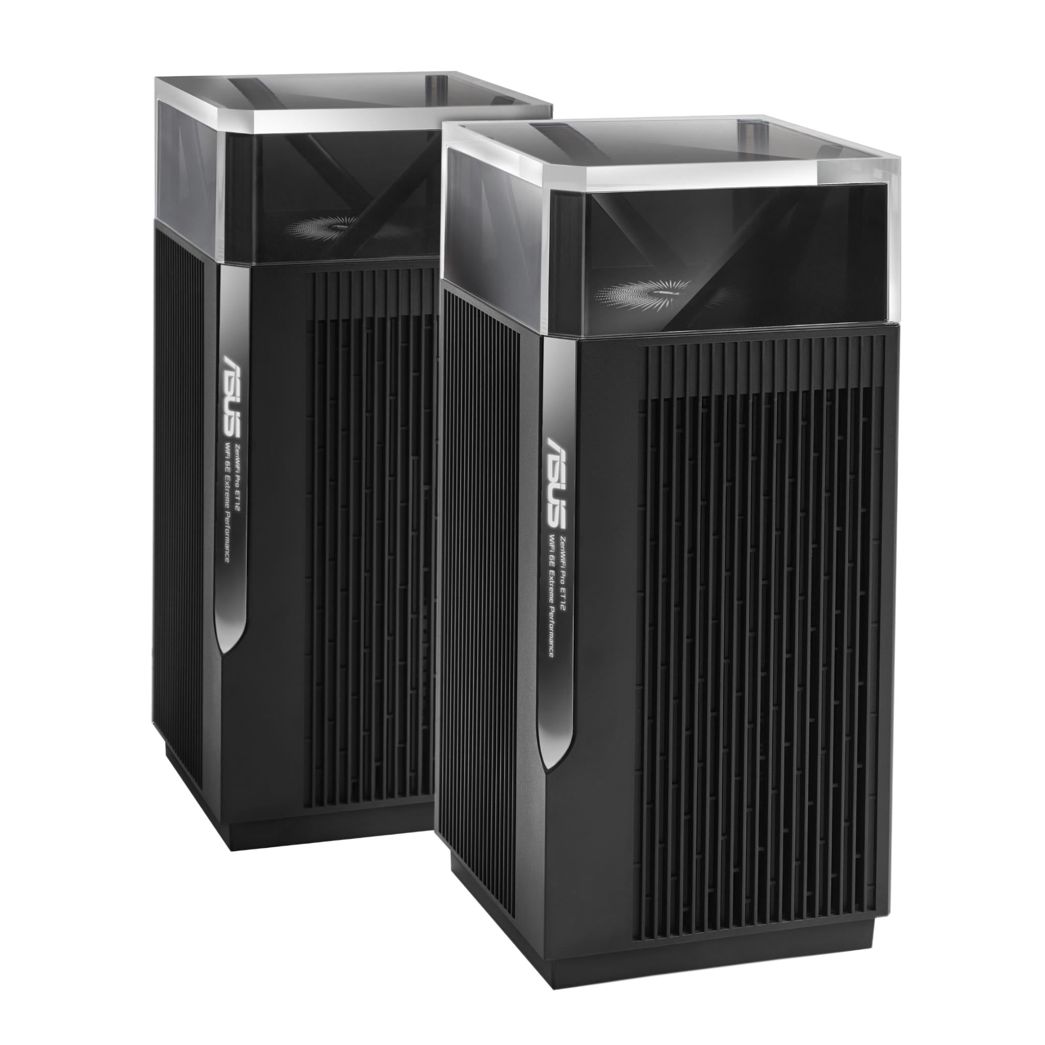 asus zenwifi pro et12 tri band wi-fi 6e mesh system [2 pack]