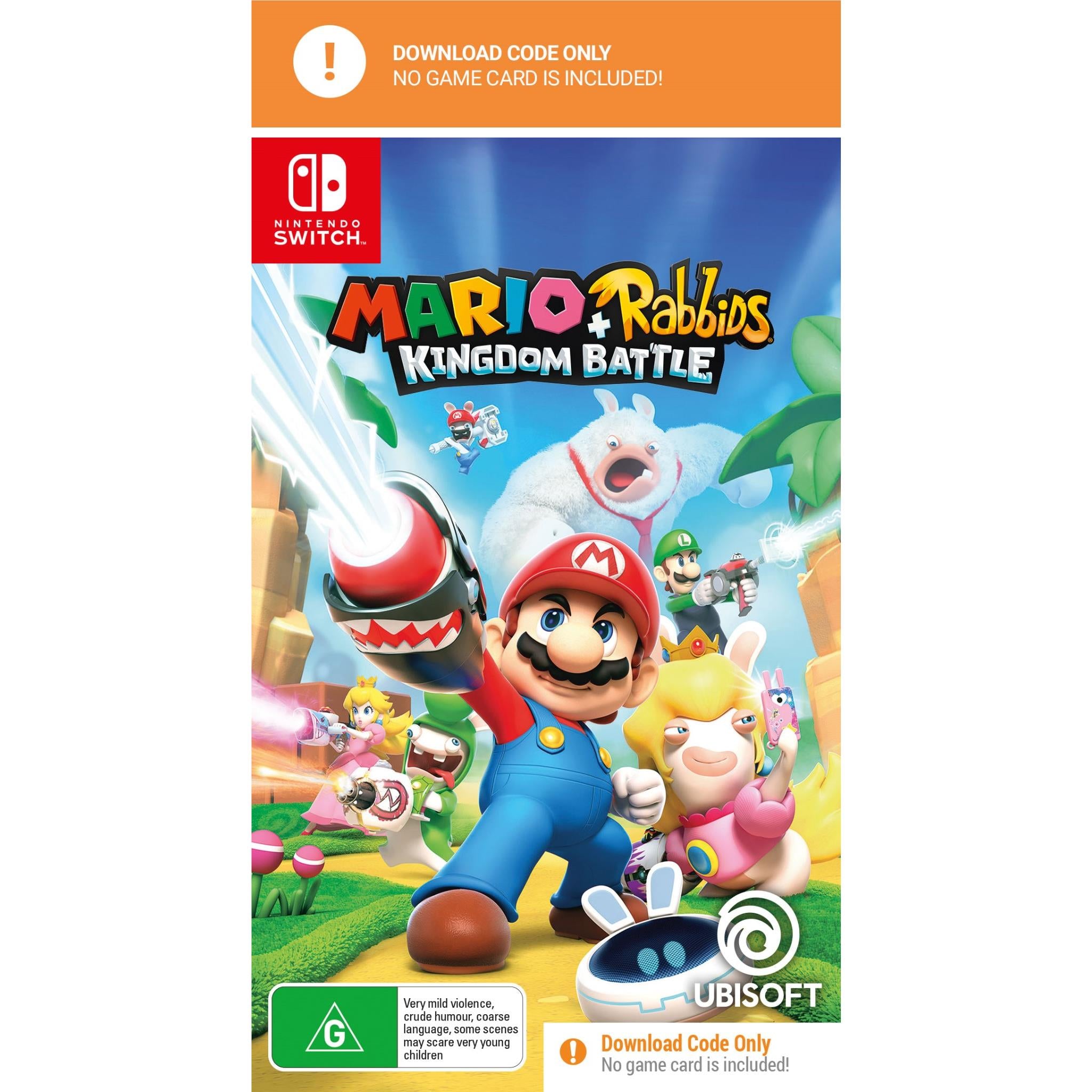 mario + rabbids kingdom battle (code in box)