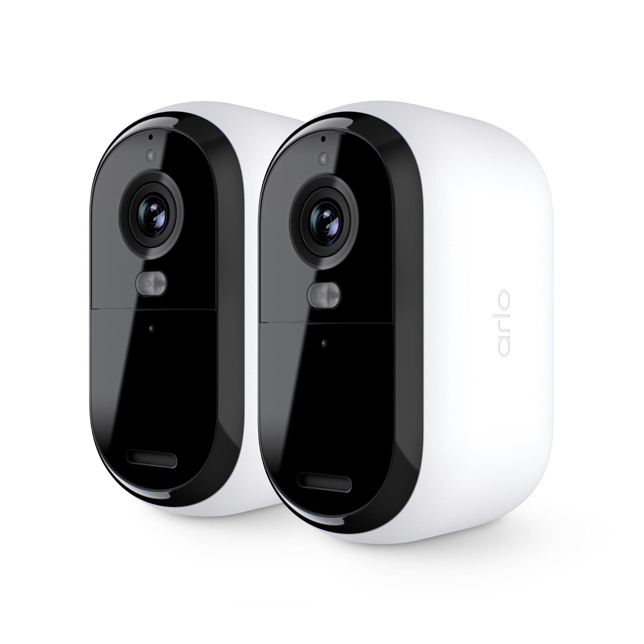 arlo essentials outdoor 2k camera (2nd generation)[2-pack]
