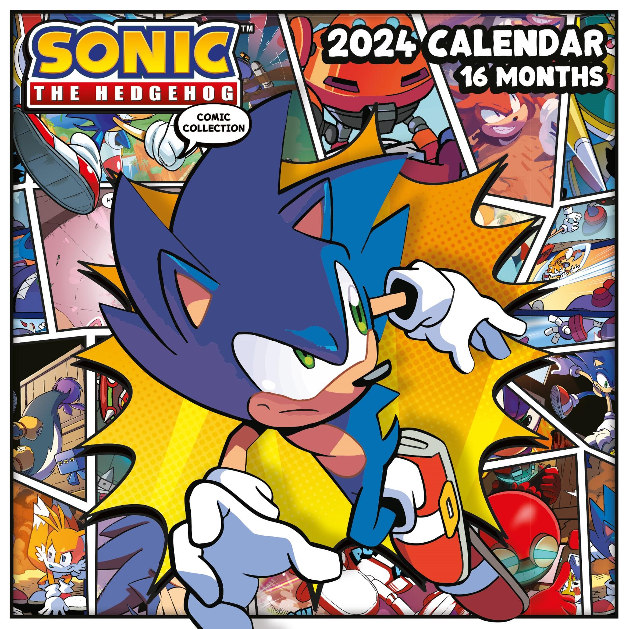 sonic the hedgehog - 2024 calendar