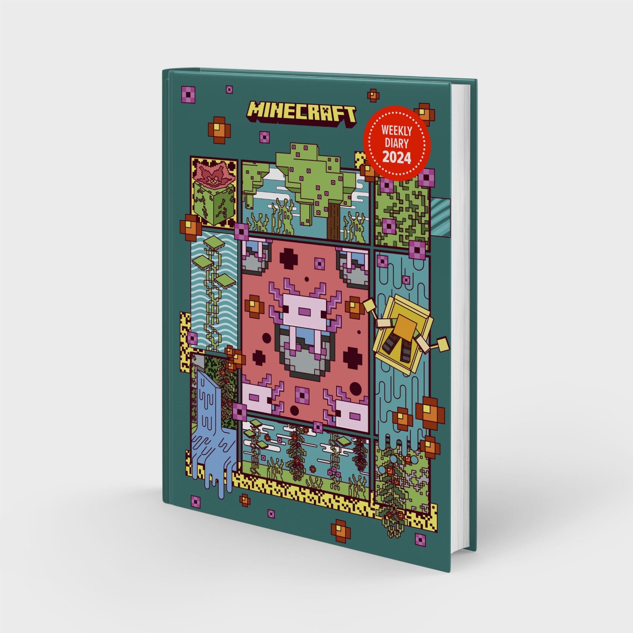 minecraft - 2024 a5 planner diary