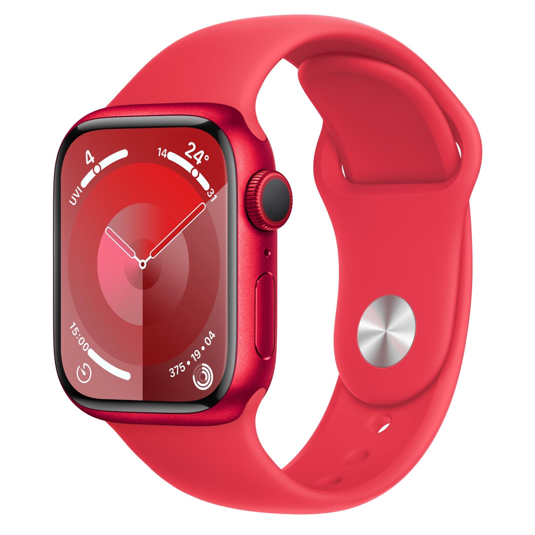 apple watch series 9 41mm (product)red aluminium case gps (m/l)