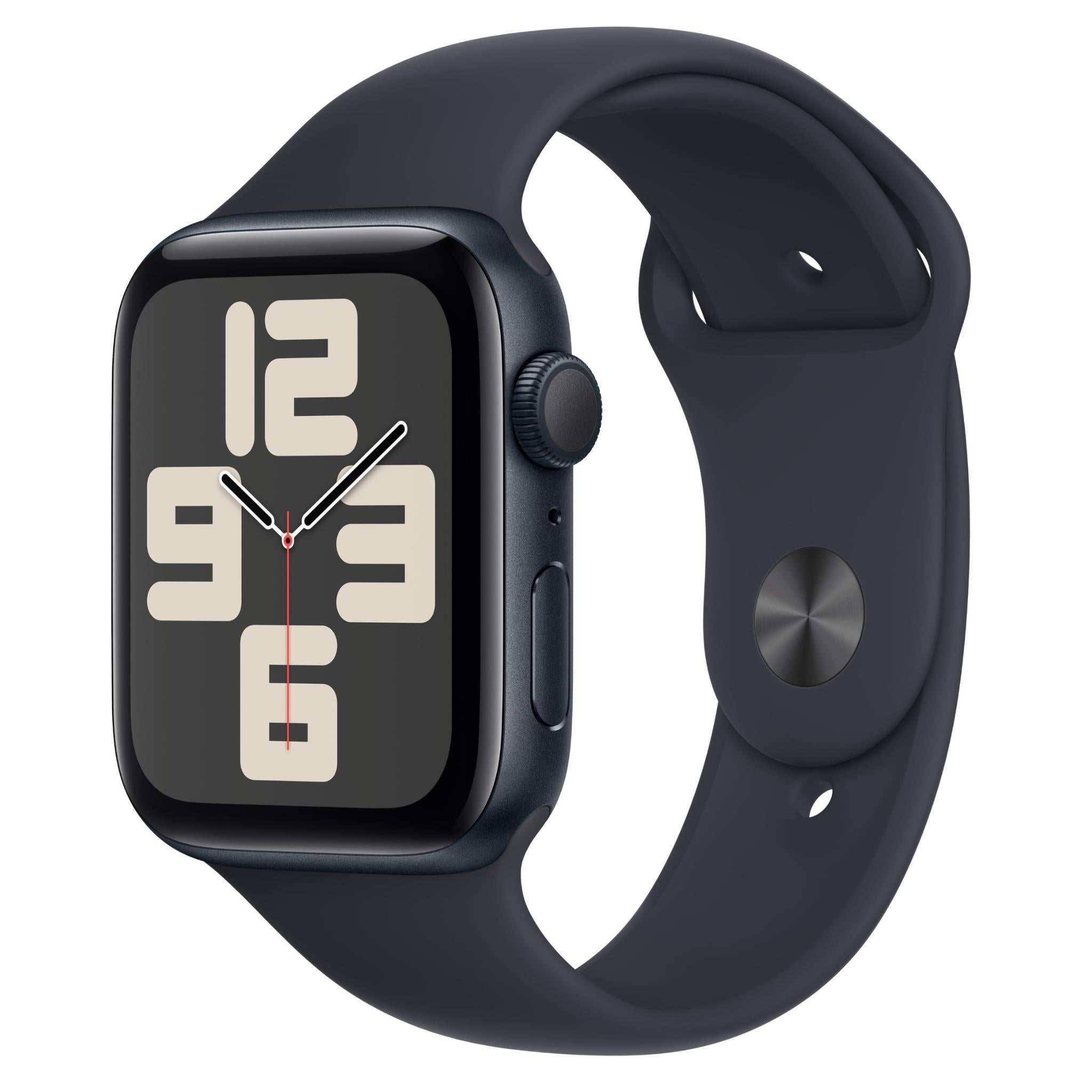 apple watch se 44mm midnight aluminium case gps (m/l)[2023]