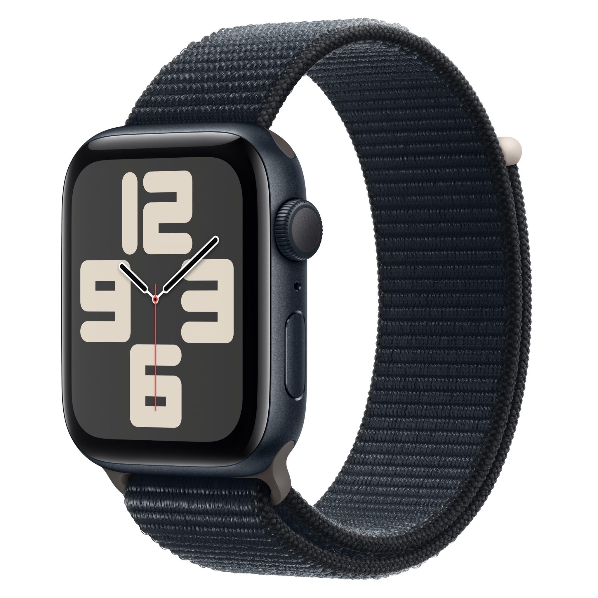 apple watch se 44mm midnight aluminium case gps sport loop [2023]