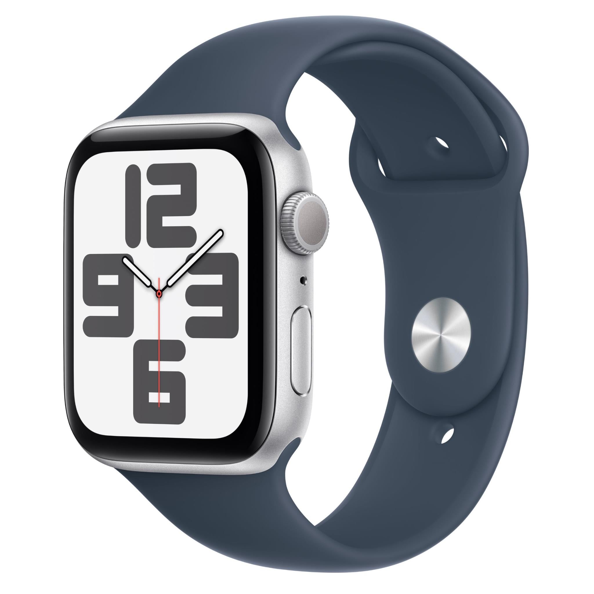 apple watch se 44mm silver aluminium case gps (s/m)[2023]