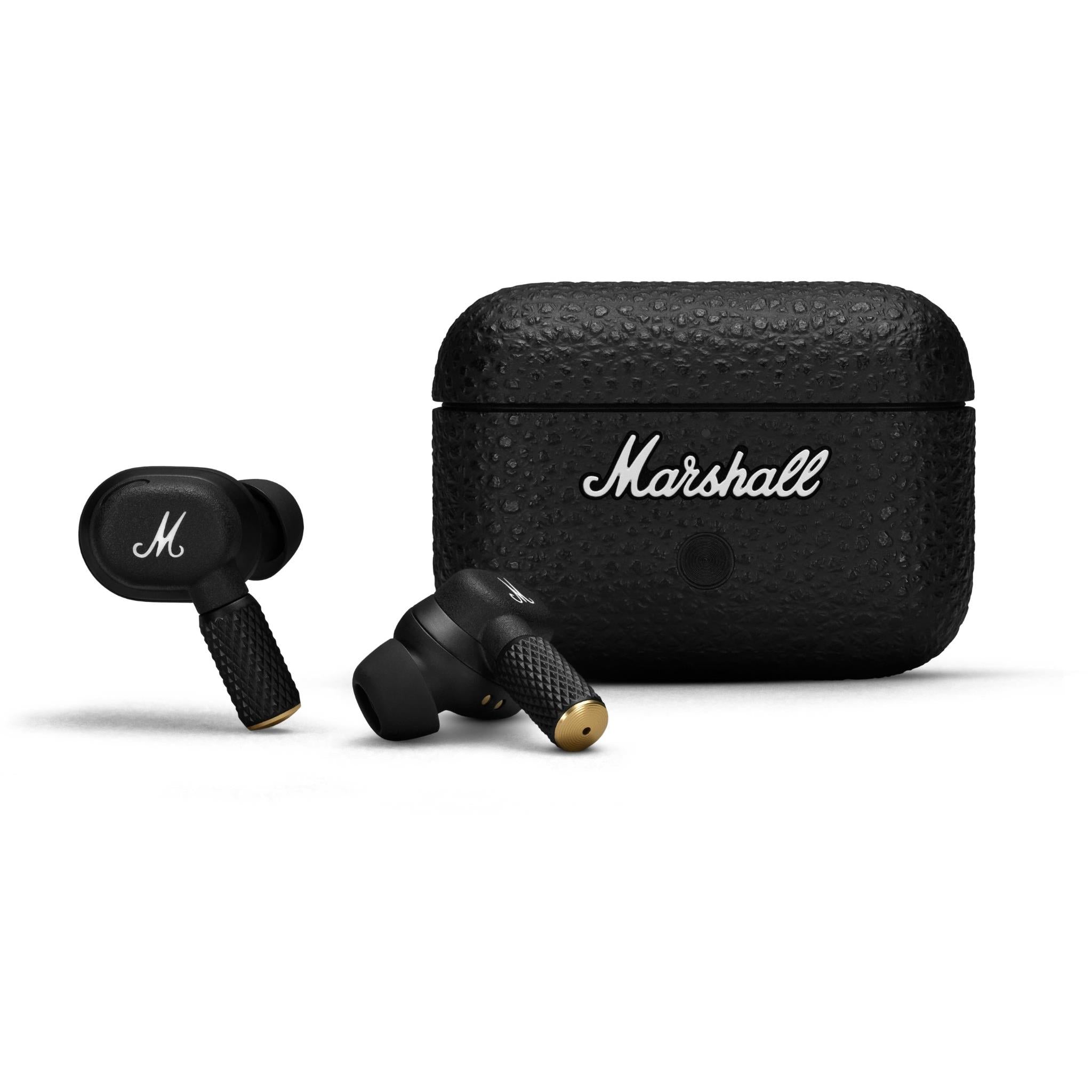 marshall motif ii anc true wireless in-ear headphones (black)