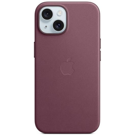 apple iphone 15 finewoven case with magsafe (mulberry)