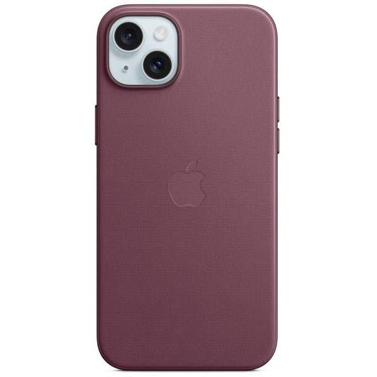 apple iphone 15 plus finewoven case with magsafe (mulberry)