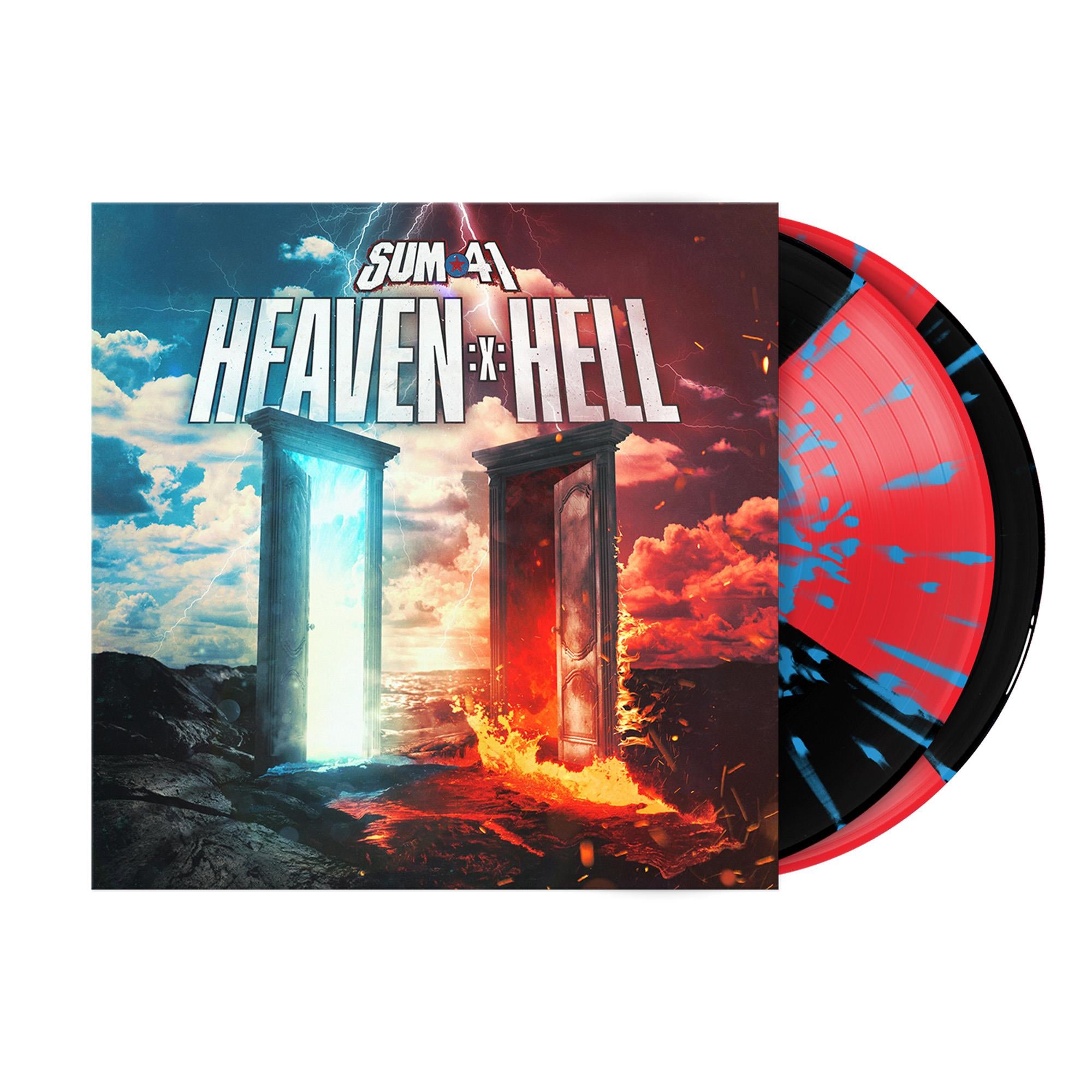 heaven :x: hell (jb hi-fi au exclusive black & red quad with blue splatter vinyl)