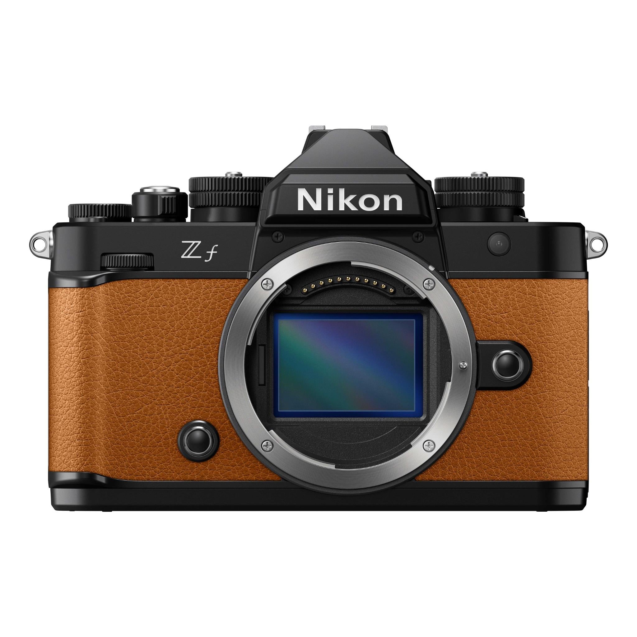 nikon z f full frame mirrorless camera (sunset orange)[body only]