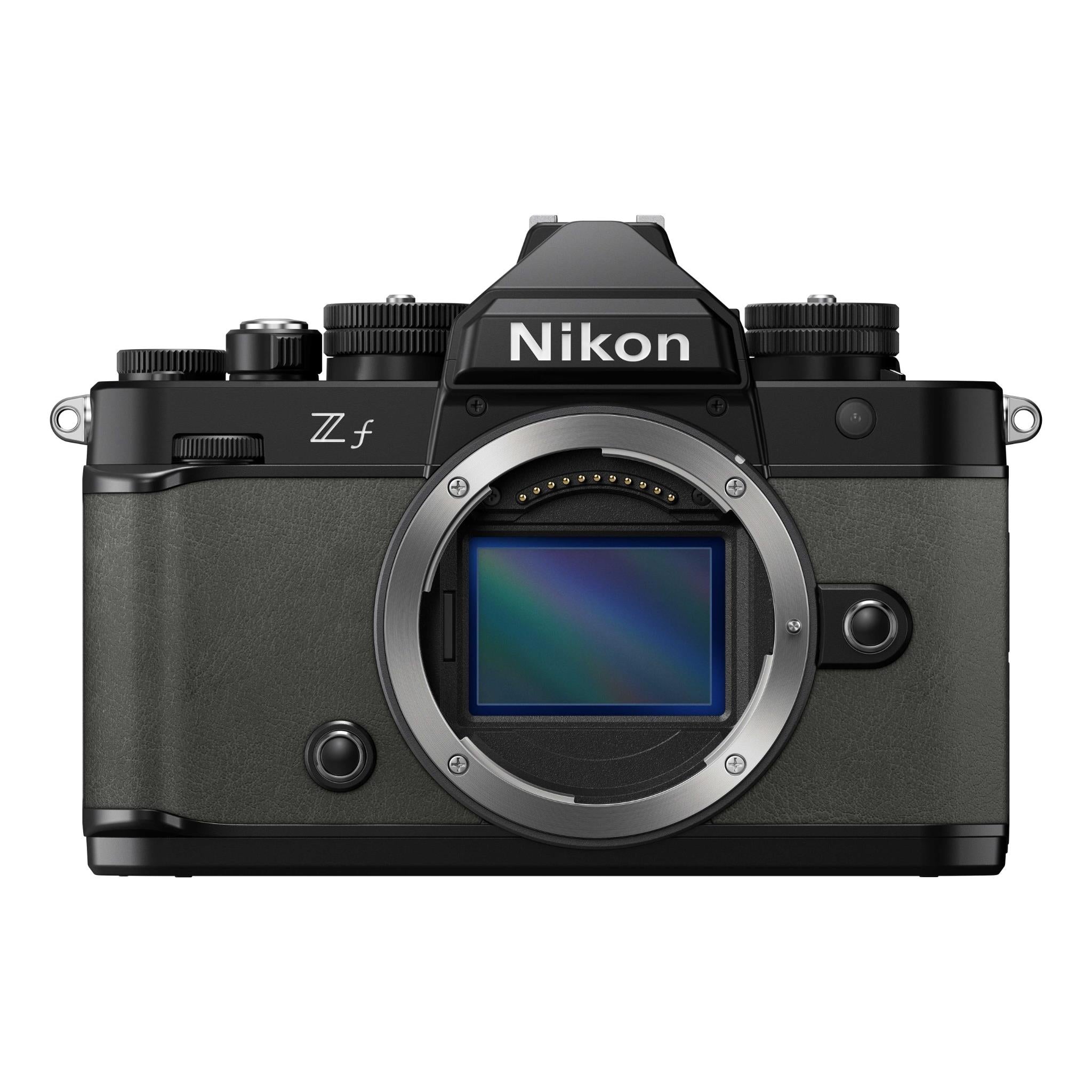 nikon z f full frame mirrorless camera (stone grey)[body only]