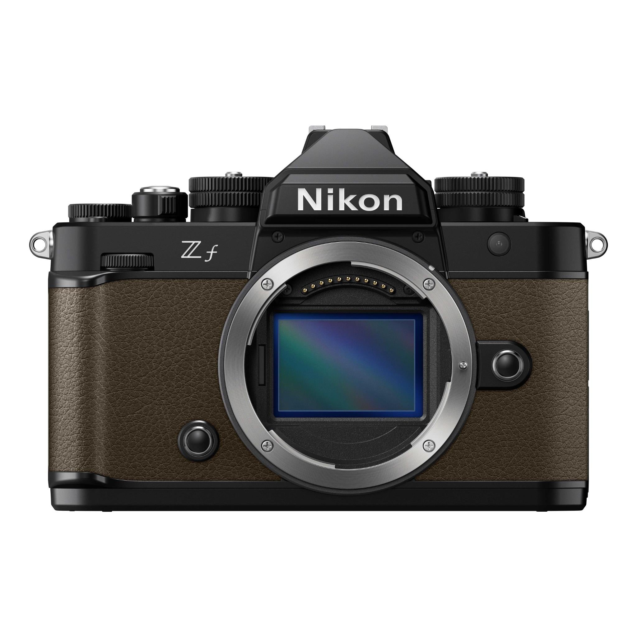 nikon z f full frame mirrorless camera (sepia brown)[body only]