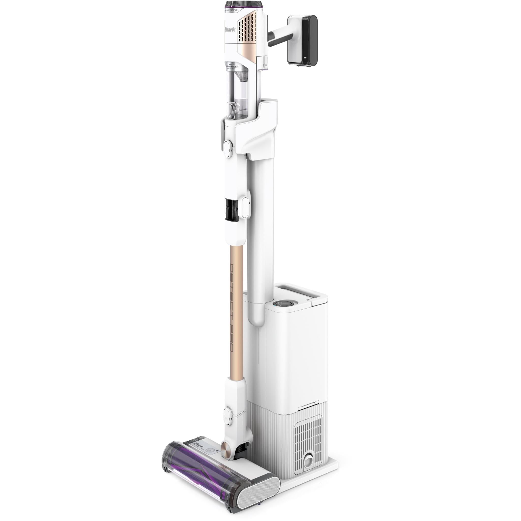 shark cordless detect pro stick vacuum with auto empty system (brass)