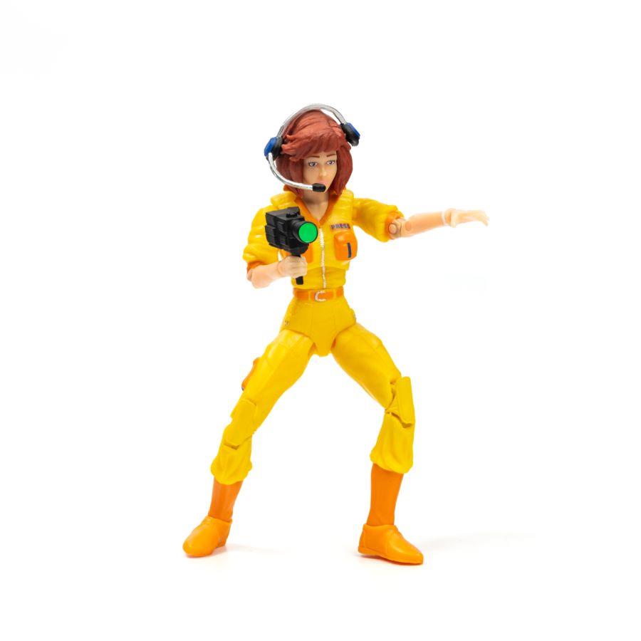 teenage mutant ninja turtles - april o'neil the reporter 5" bst axn figure