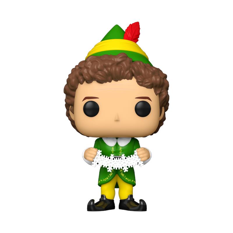 elf - buddy the elf with snowflakes pop! vinyl