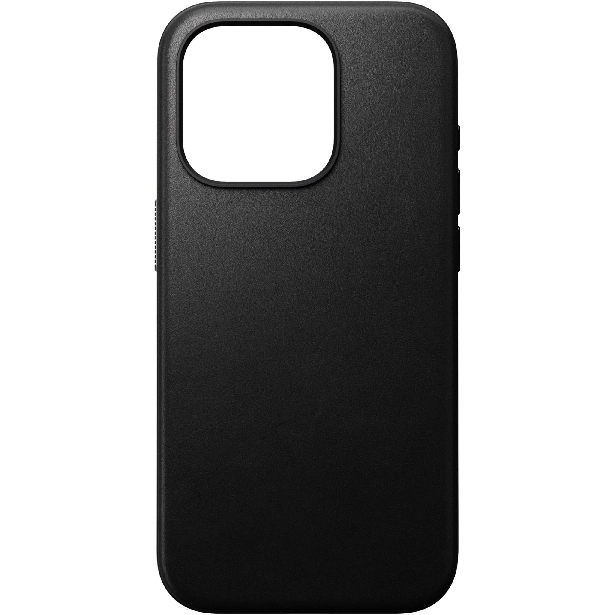 nomad ecco leather case for iphone 15 pro (black)