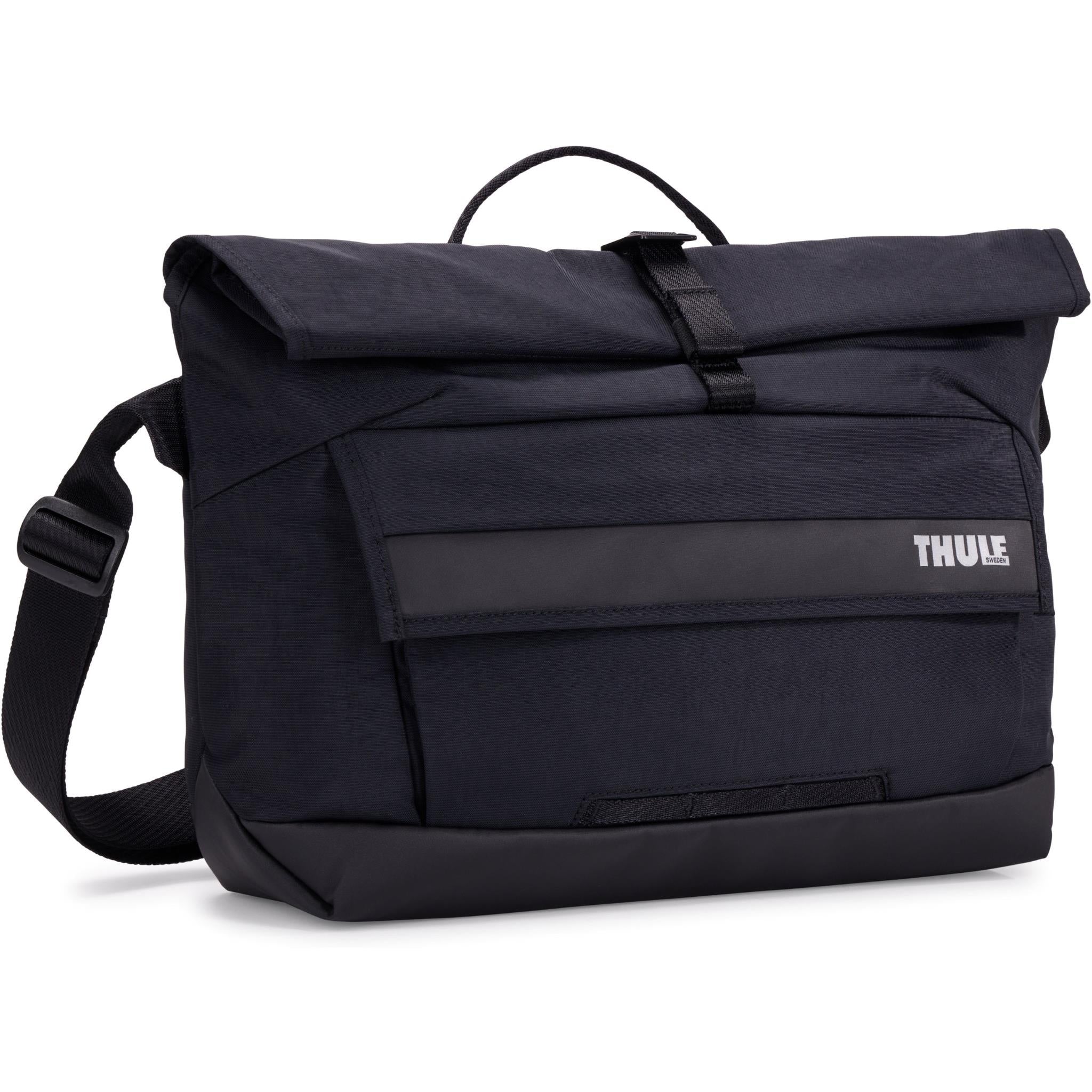 thule paramount 14” macbook laptop crossbody bag (black)