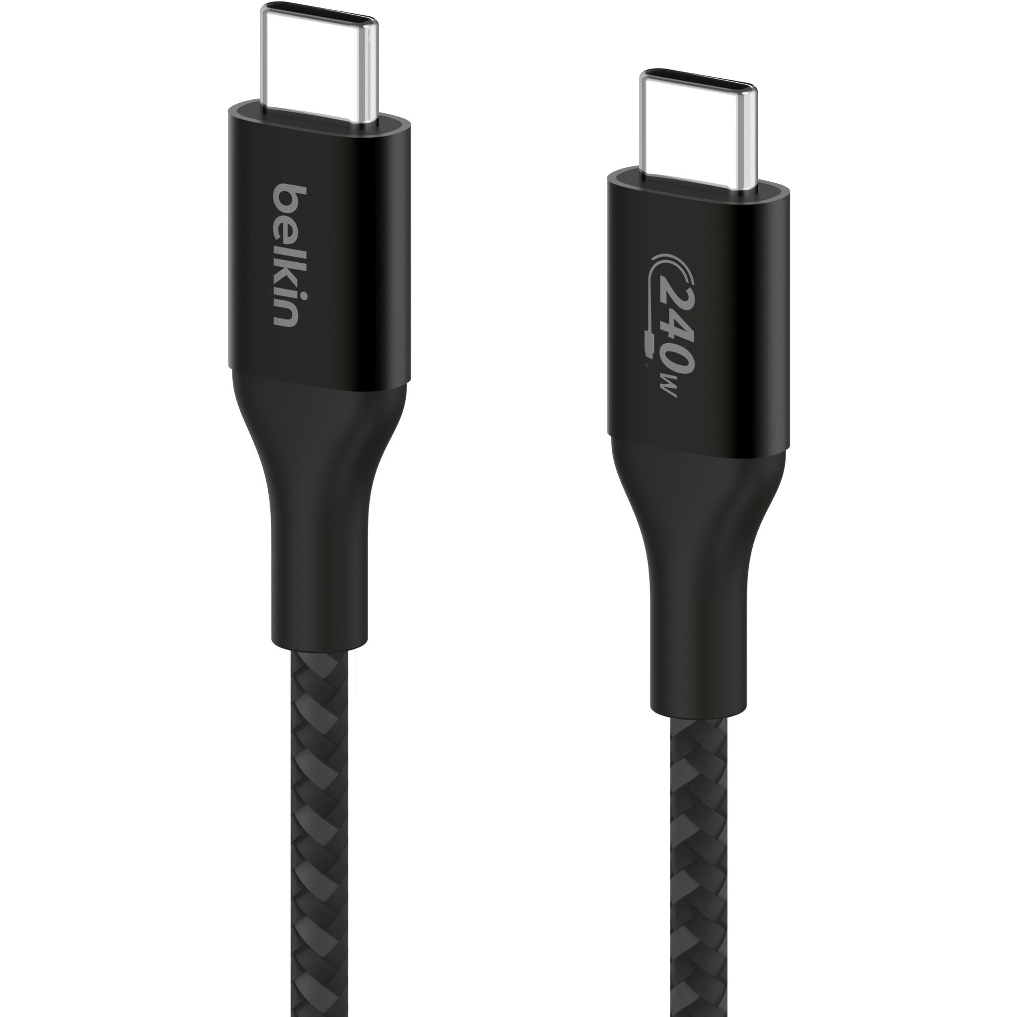 belkin boostcharge 240w usb-c cable 1m (black)