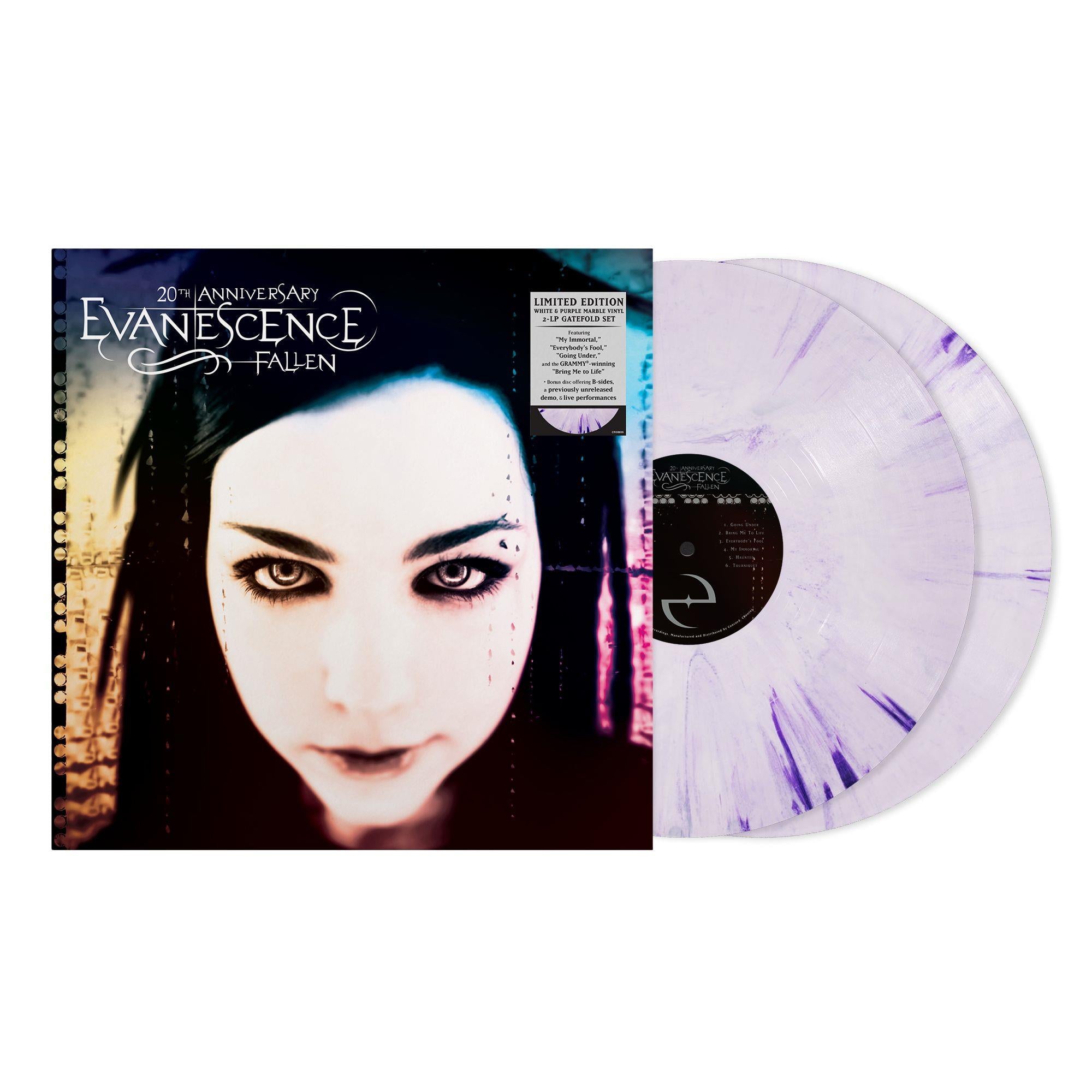 fallen (20th anniversary deluxe jb hi-fi au exclusive white/purple marble vinyl)