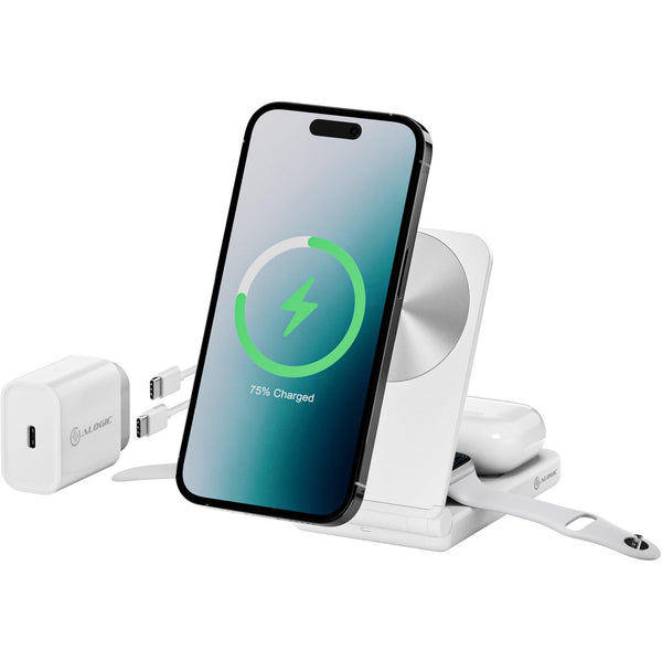 MagFree MFi 2-in-1 MagSafe Charger Wireless Charging Stand for iPhone 15  and AirPods