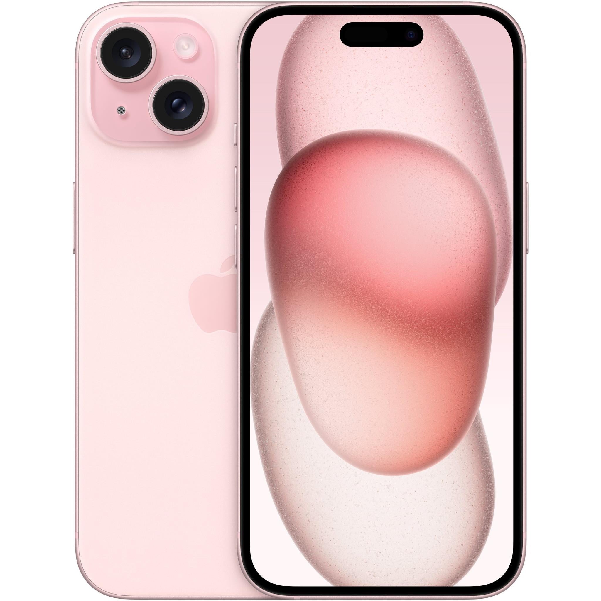 apple iphone 15 256gb (pink) [^renewed]