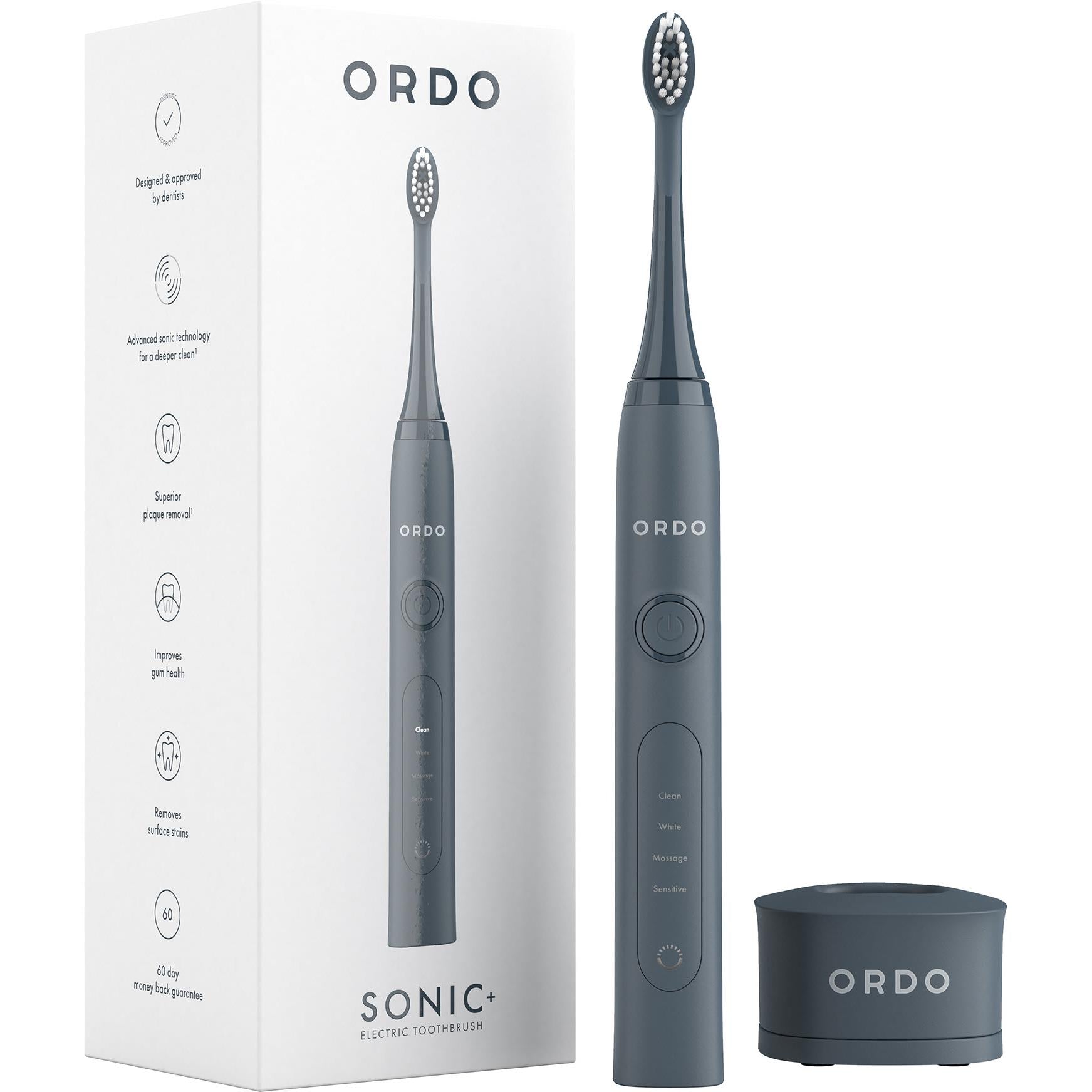 ordo sonic+ electric toothbrush (charcoal grey)