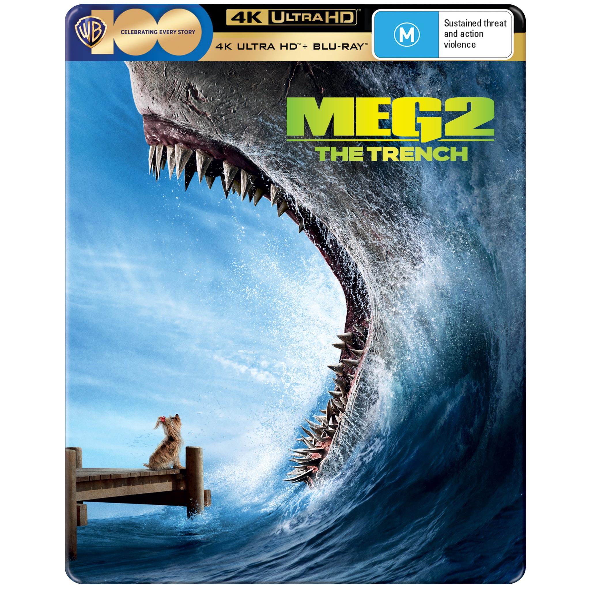 The Meg / Meg 2: The Trench Double Feature Custom Blu-Ray Covers & Labels 