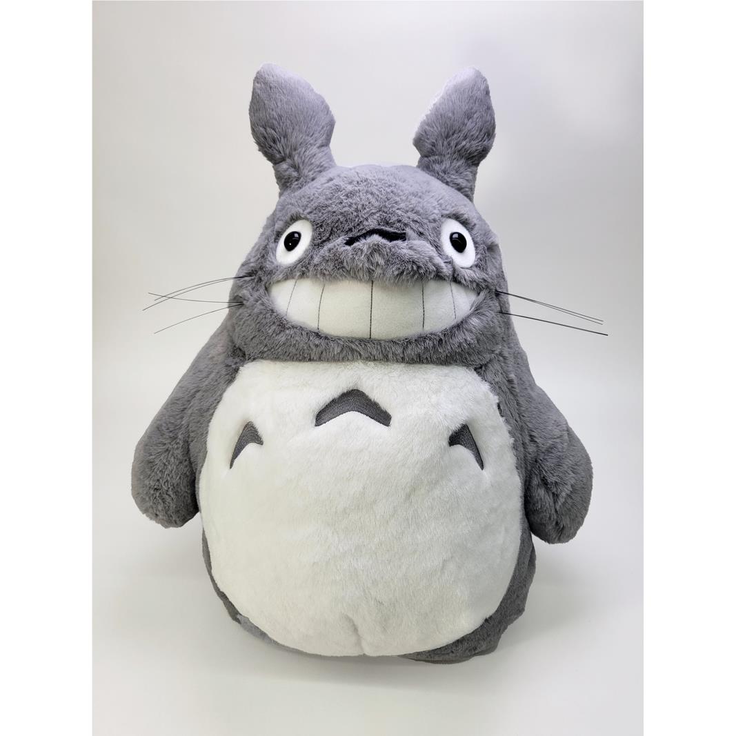 studio ghibli plush: my neighbor totoro - totoro grey smiling (large)