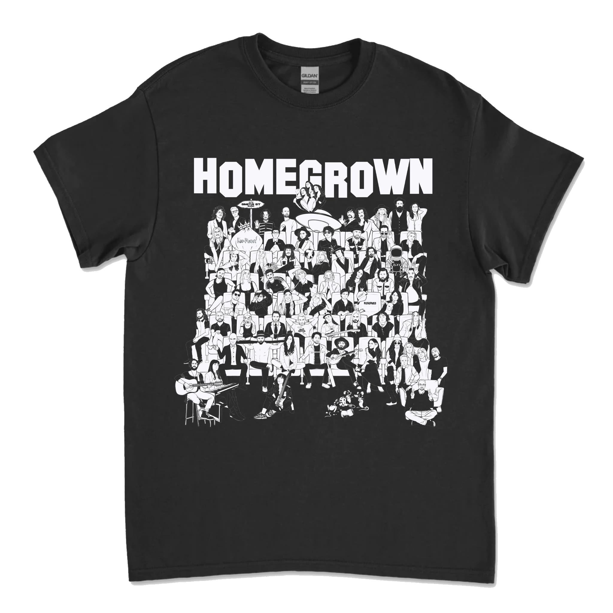 homegrown ausmusic - t-shirt