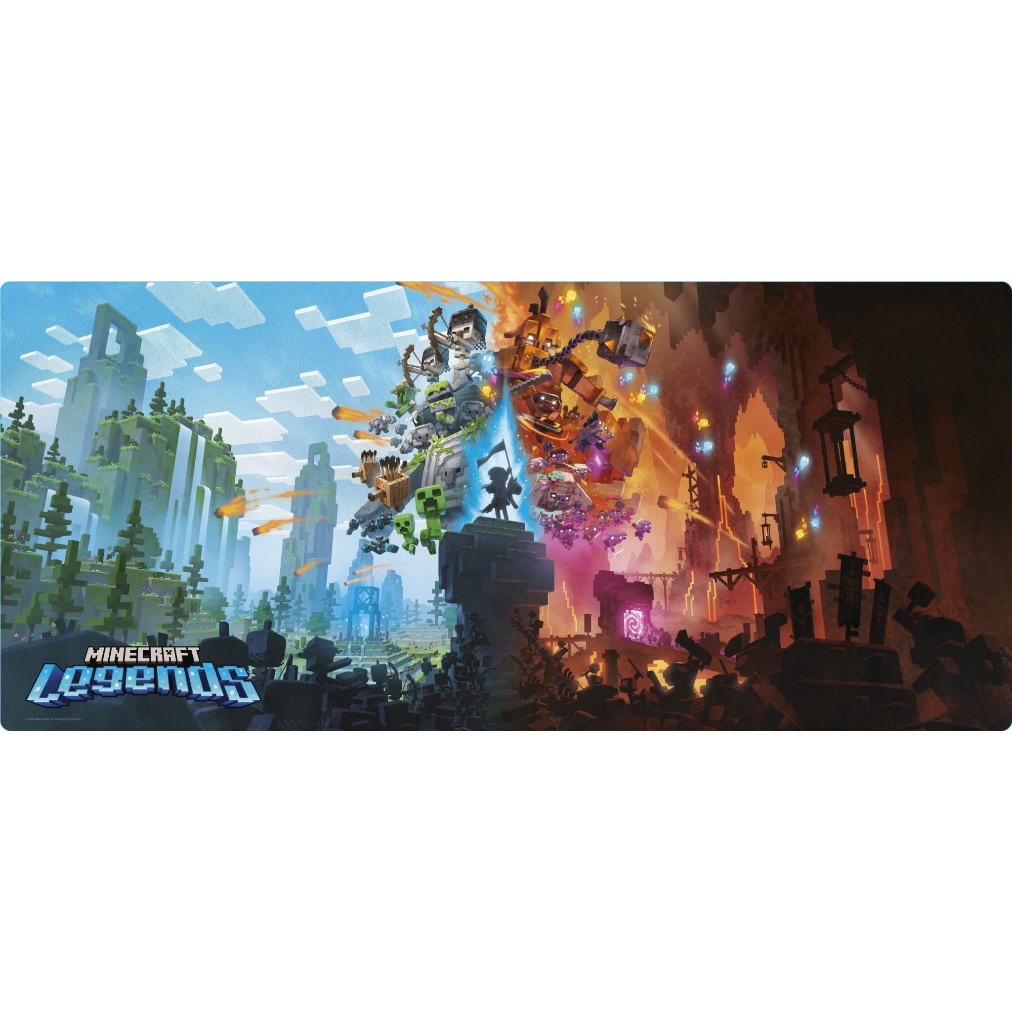 minecraft - legends xxl gaming mat
