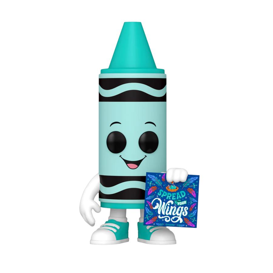 crayola - teal crayon (kindness) pop! vinyl