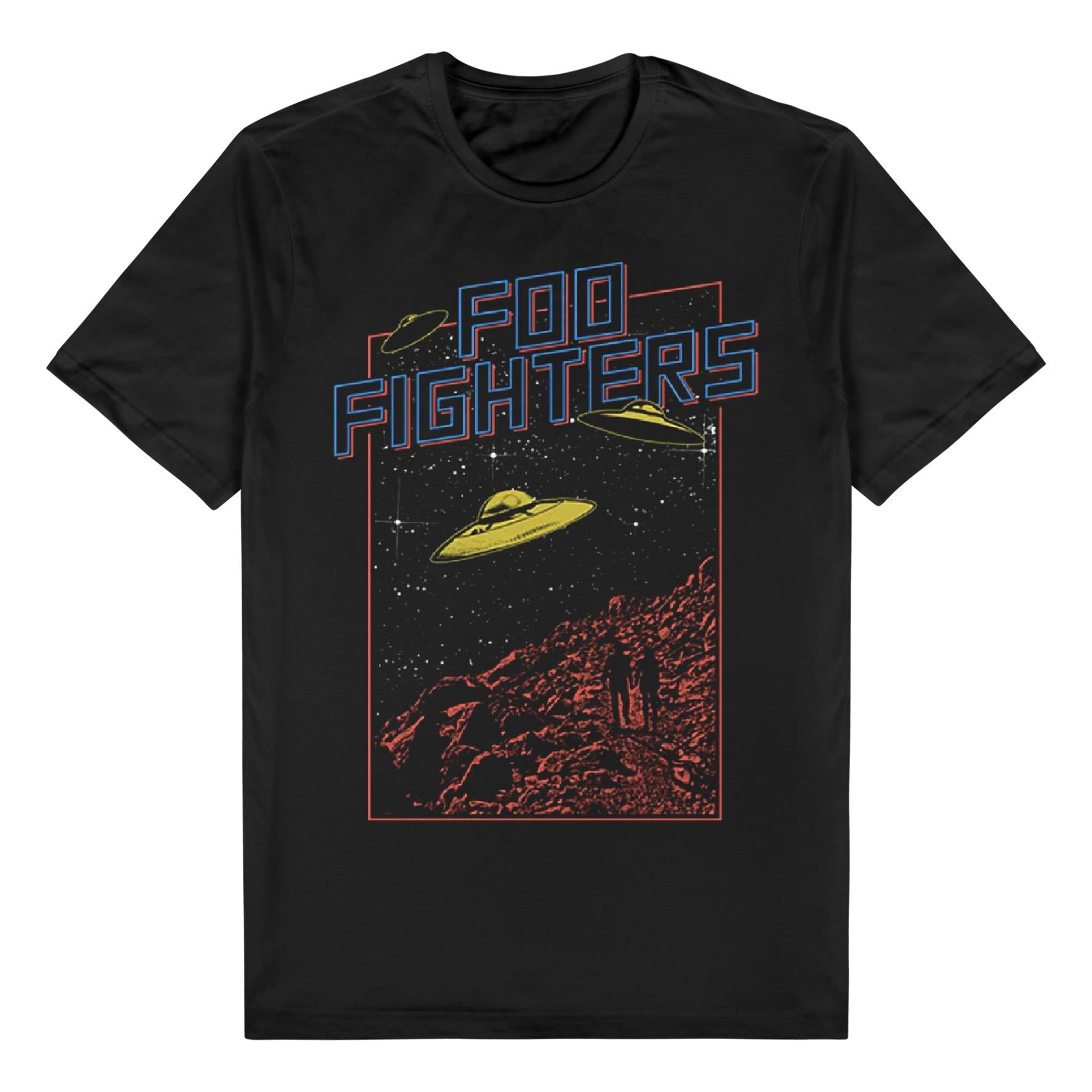 foo fighters - space t-shirt