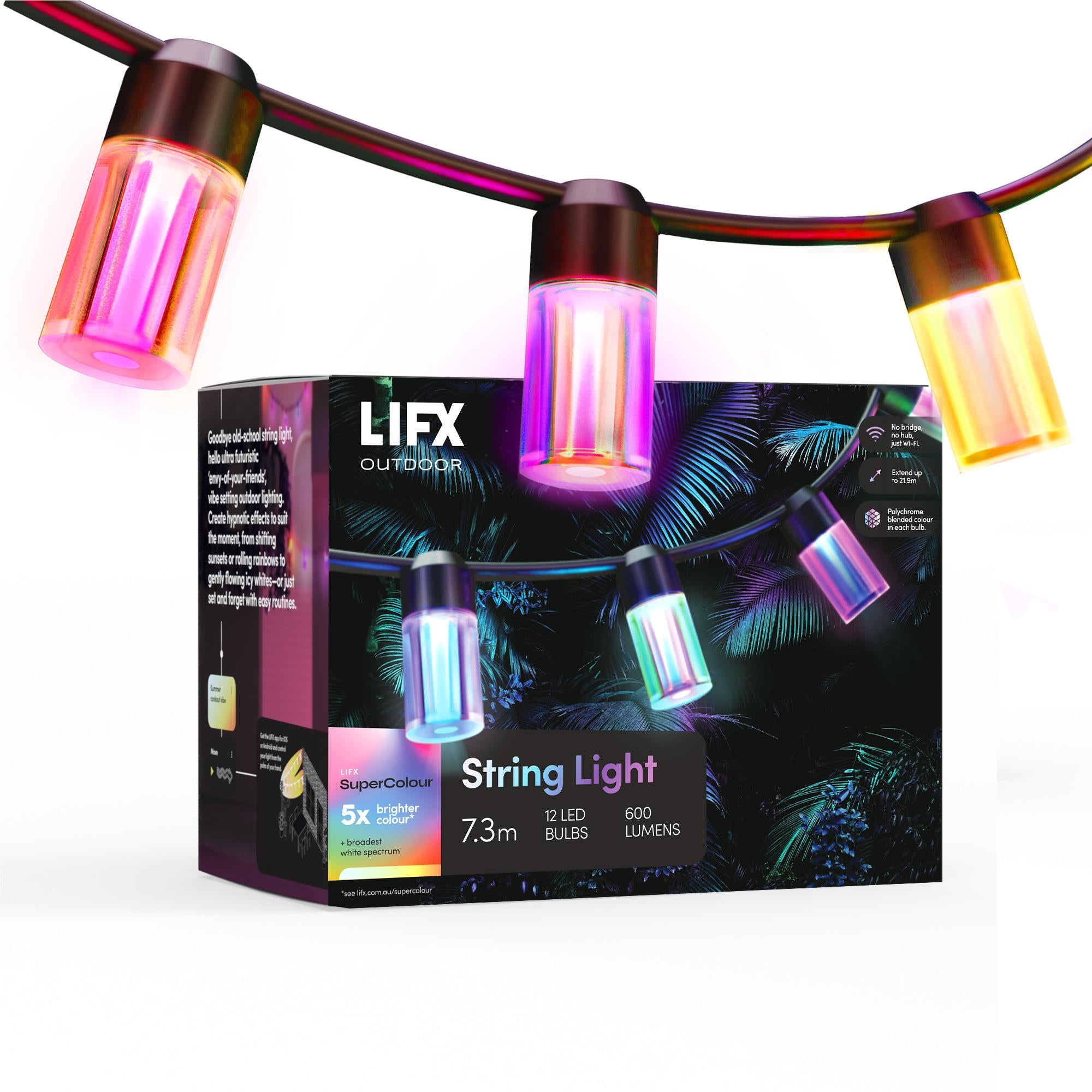 lifx string light rgbw (7.3m)