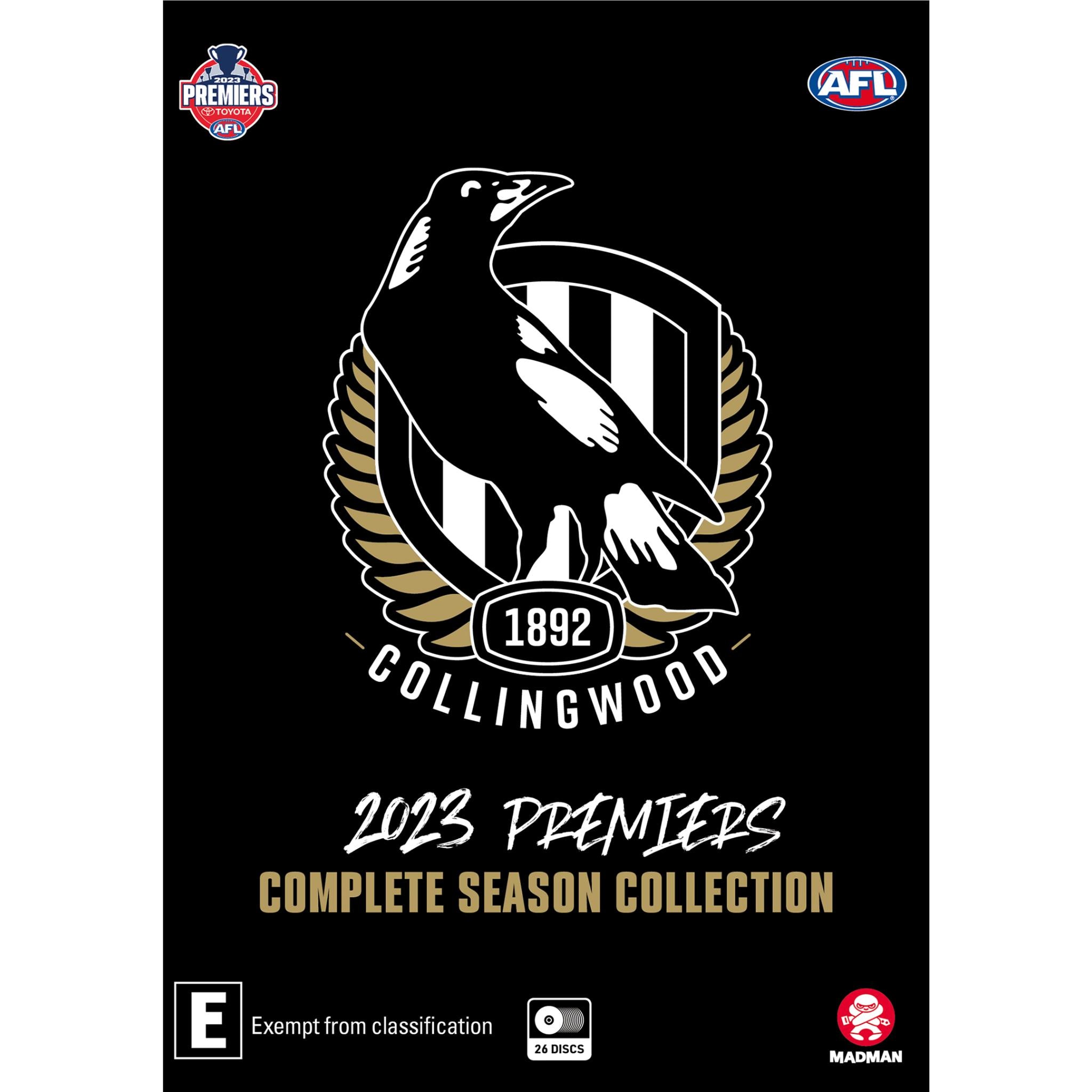 afl - premiers 2023 - collingwood season collection