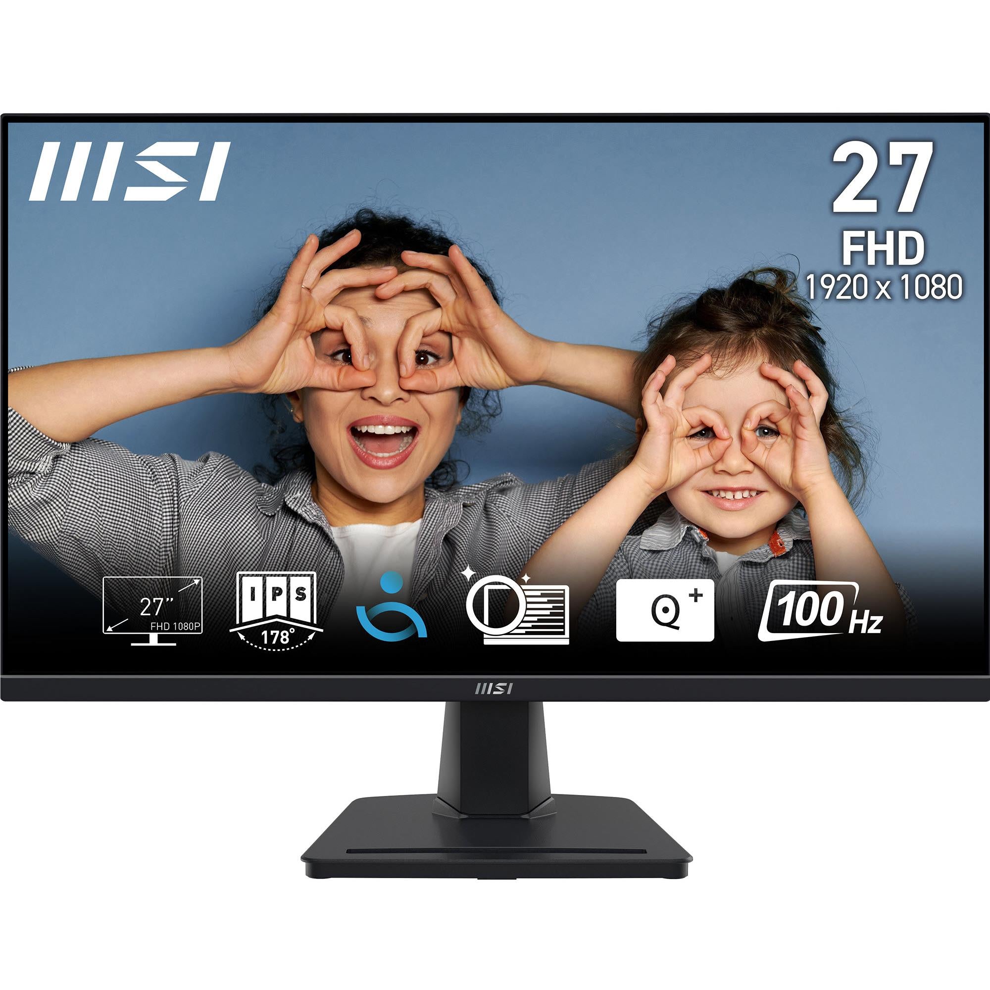 msi pro mp275 27" full hd 100hz business monitor