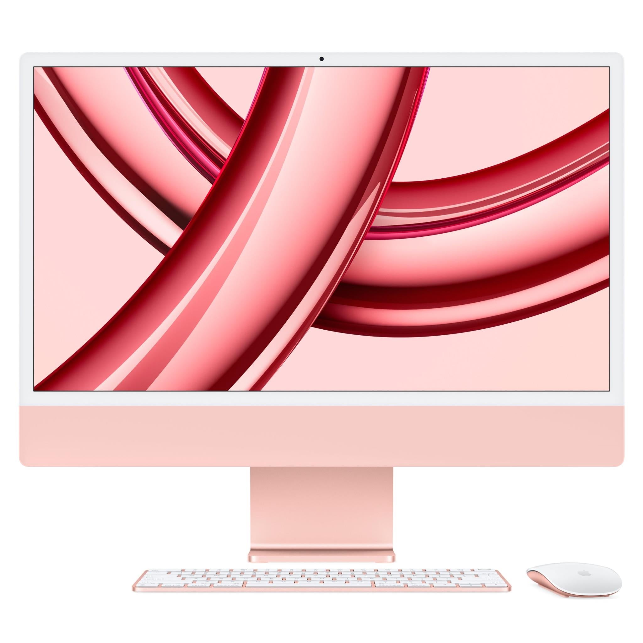 apple imac with retina 4.5k display 24-inch, m3 chip 8-core gpu 256gb (pink)[2023]
