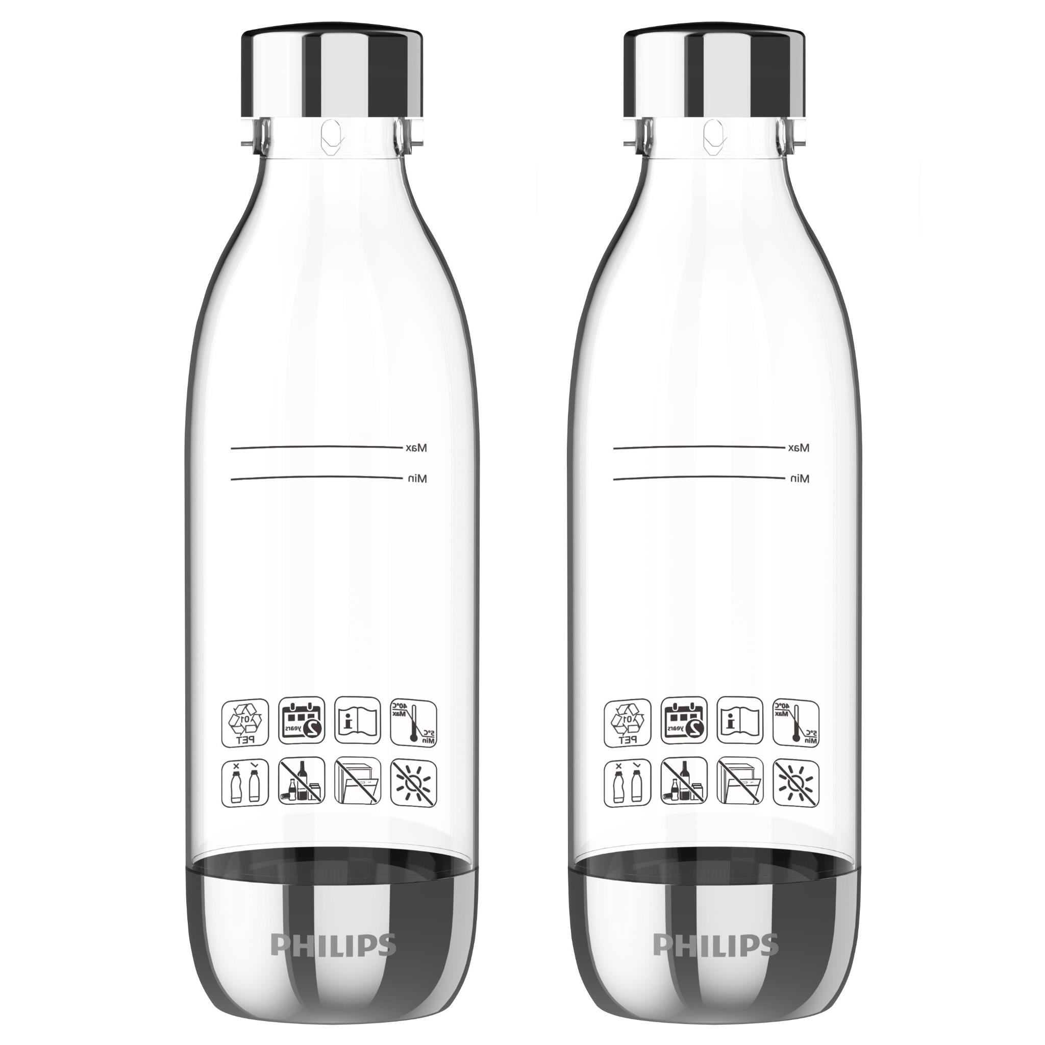 philips .5l carbonating bottle (2 pack)