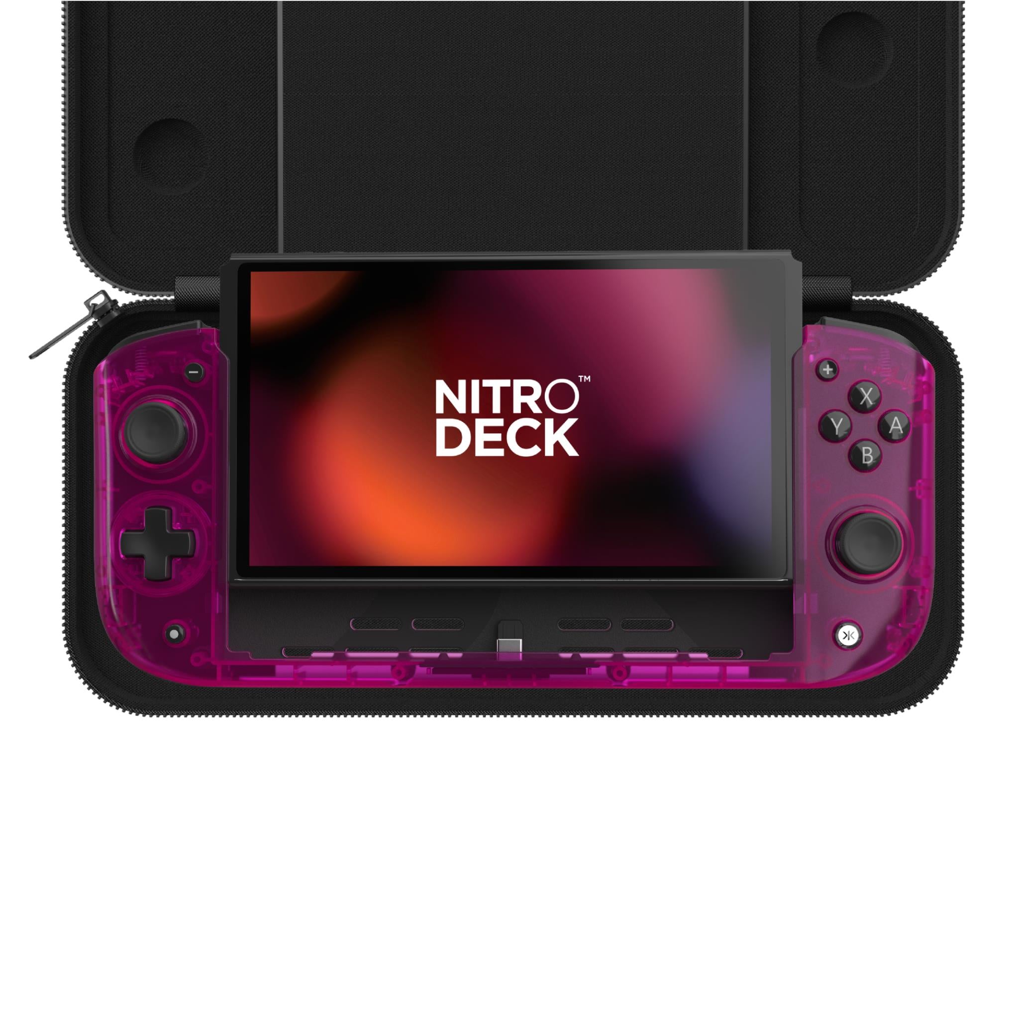 nitro deck pink crystal collection with carry case